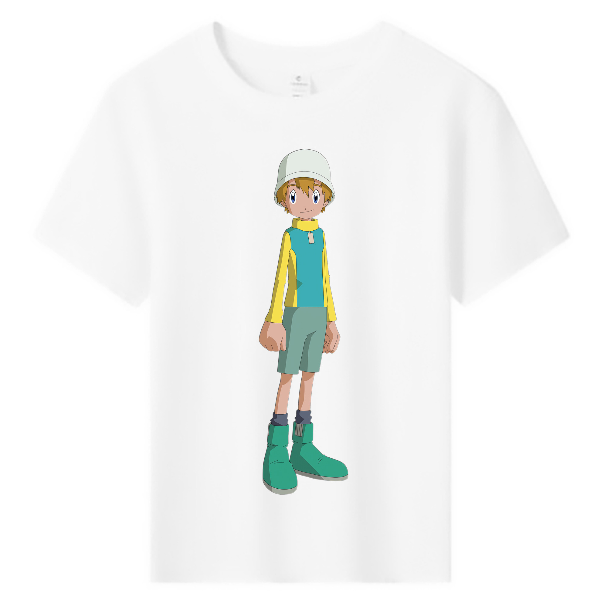 （画像用） Digimon デジタルモンスター/デジモン 綿100％キッズTシャツ（フロントプリント）