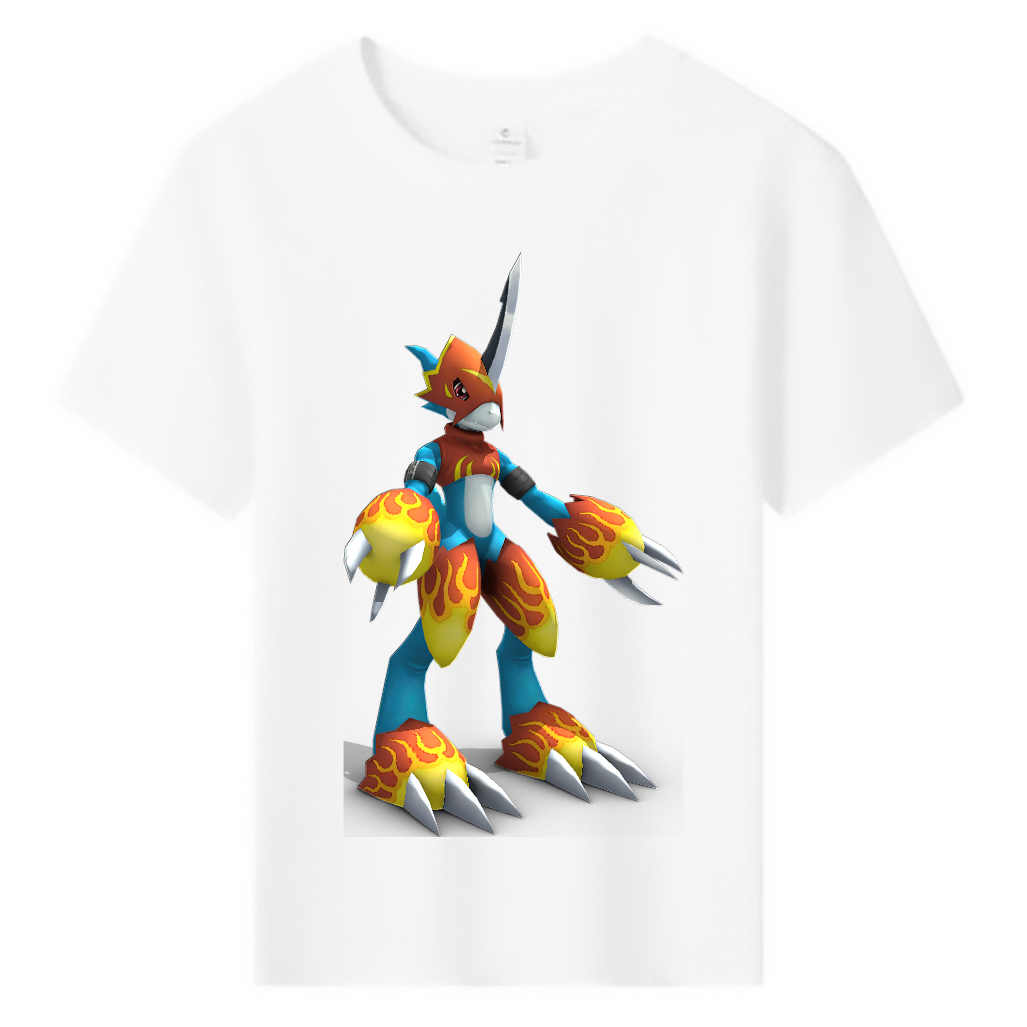 （画像用） Digimon デジタルモンスター/デジモン 綿100％キッズTシャツ（フロントプリント）