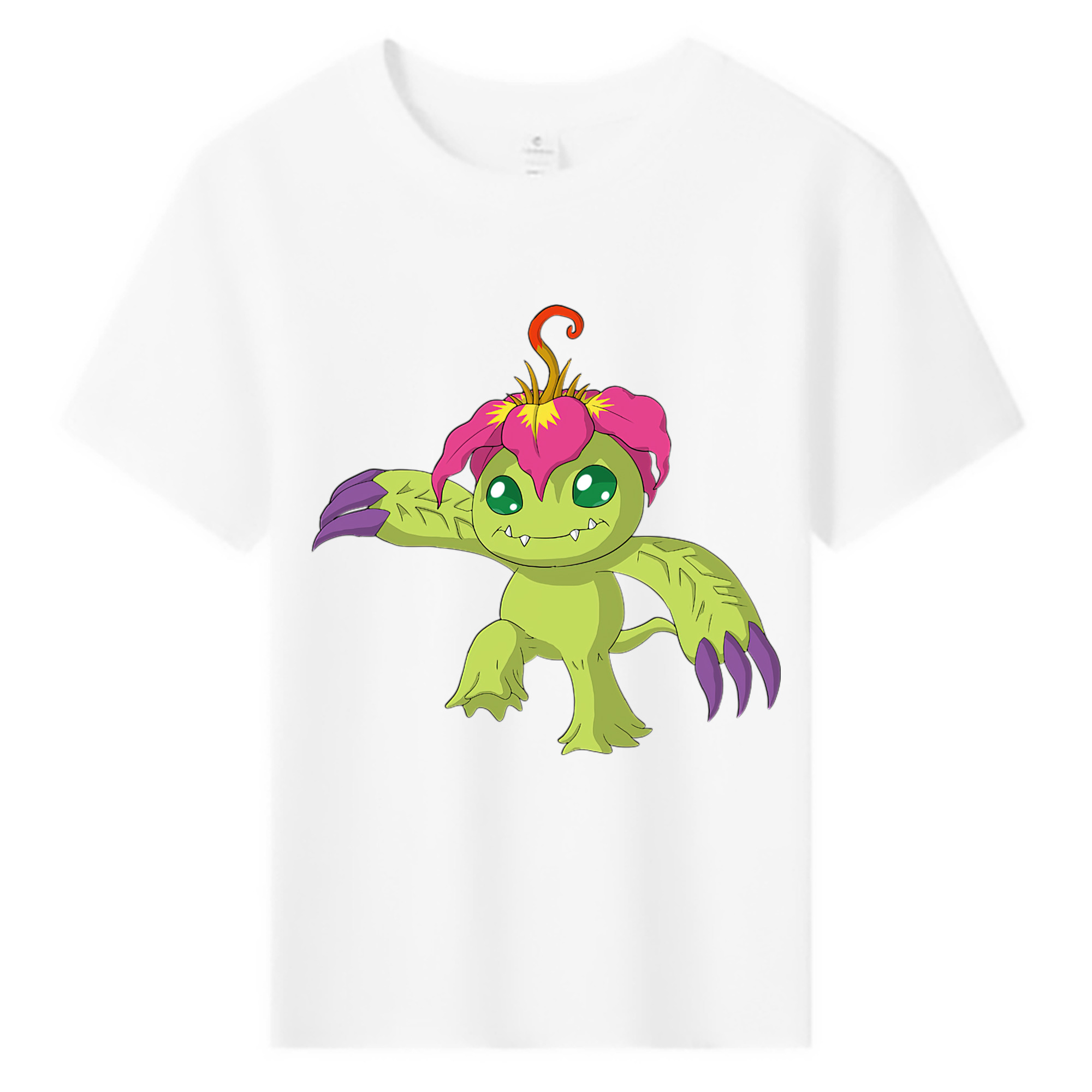 （画像用） Digimon デジタルモンスター/デジモン 綿100％キッズTシャツ（フロントプリント）