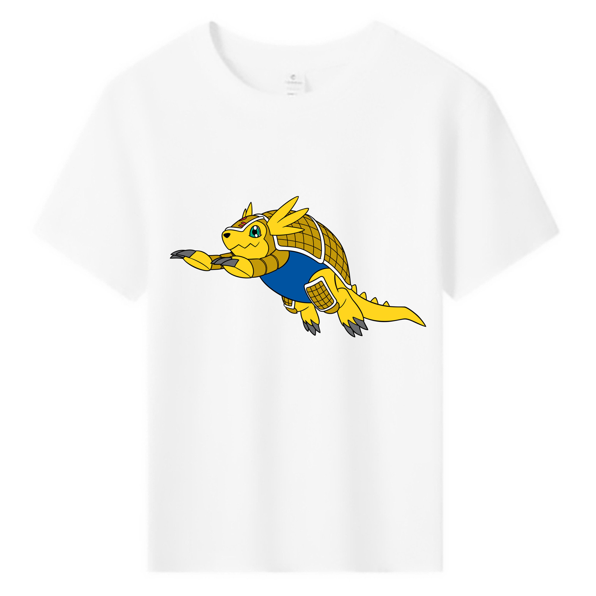 （画像用） Digimon デジタルモンスター/デジモン 綿100％キッズTシャツ（フロントプリント）