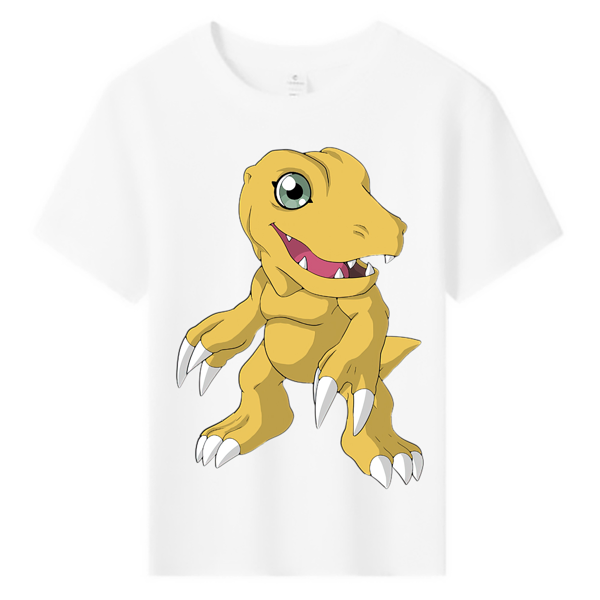 （画像用） Digimon デジタルモンスター/デジモン 綿100％キッズTシャツ（フロントプリント）