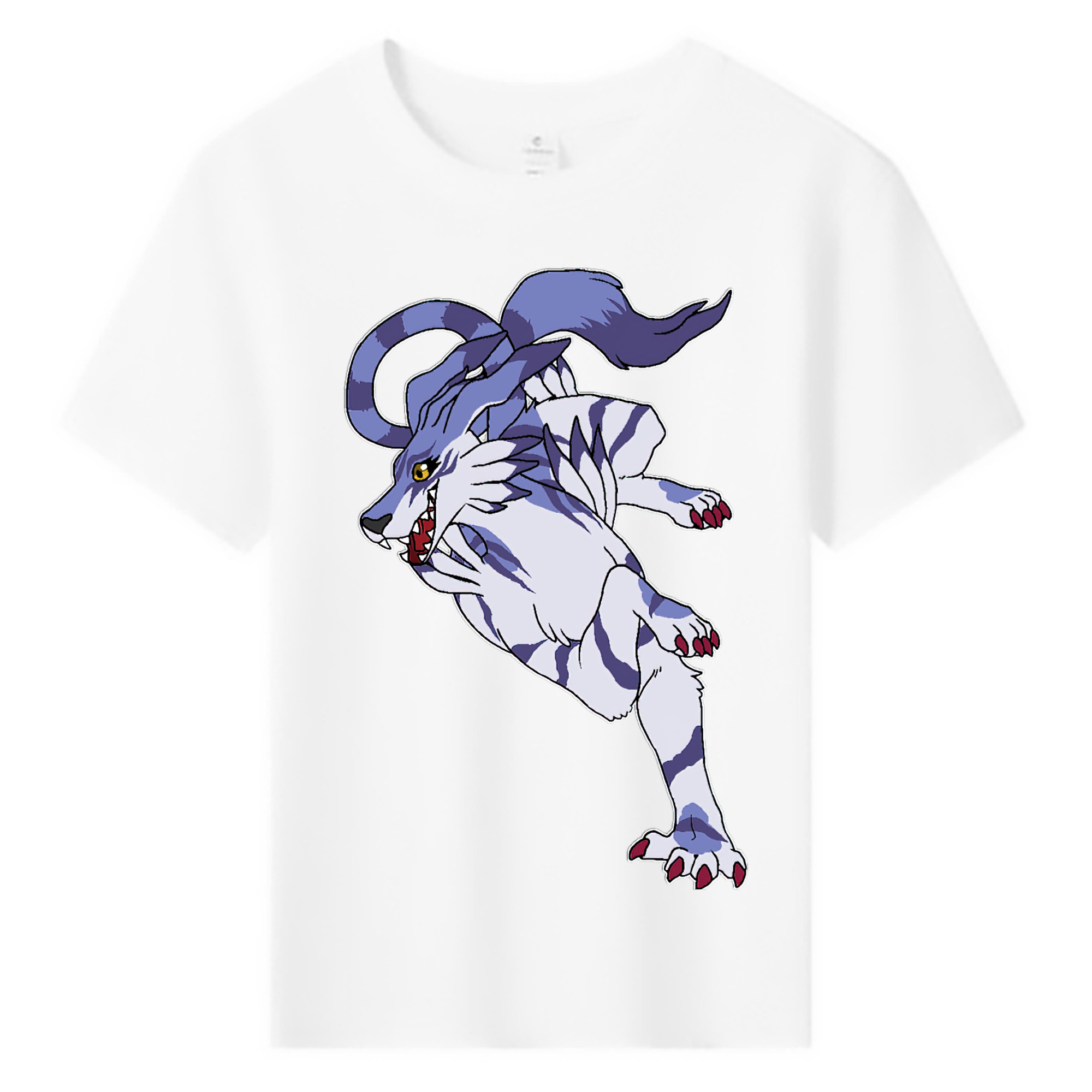 （画像用） Digimon デジタルモンスター/デジモン 綿100％キッズTシャツ（フロントプリント）