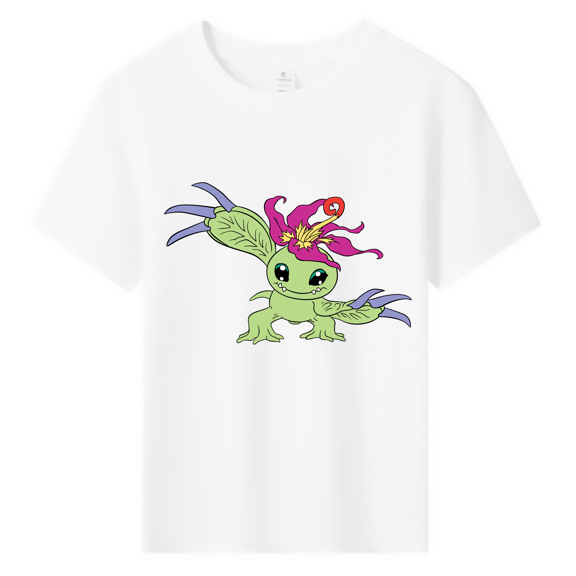（画像用） Digimon デジタルモンスター/デジモン 綿100％キッズTシャツ（フロントプリント）