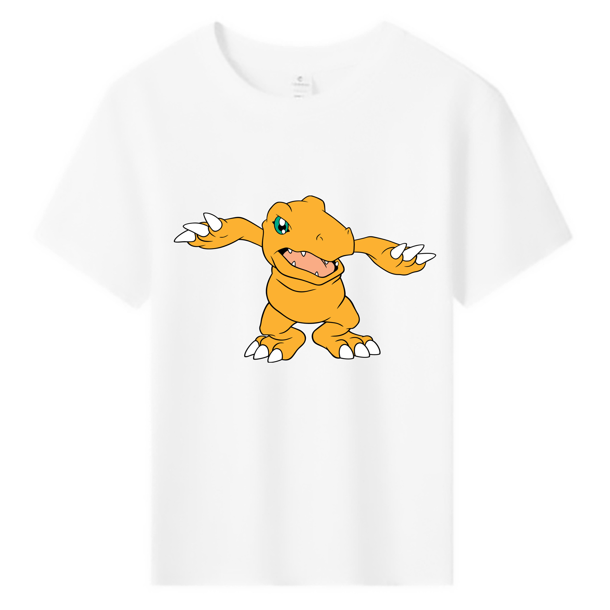 （画像用） Digimon デジタルモンスター/デジモン 綿100％キッズTシャツ（フロントプリント）