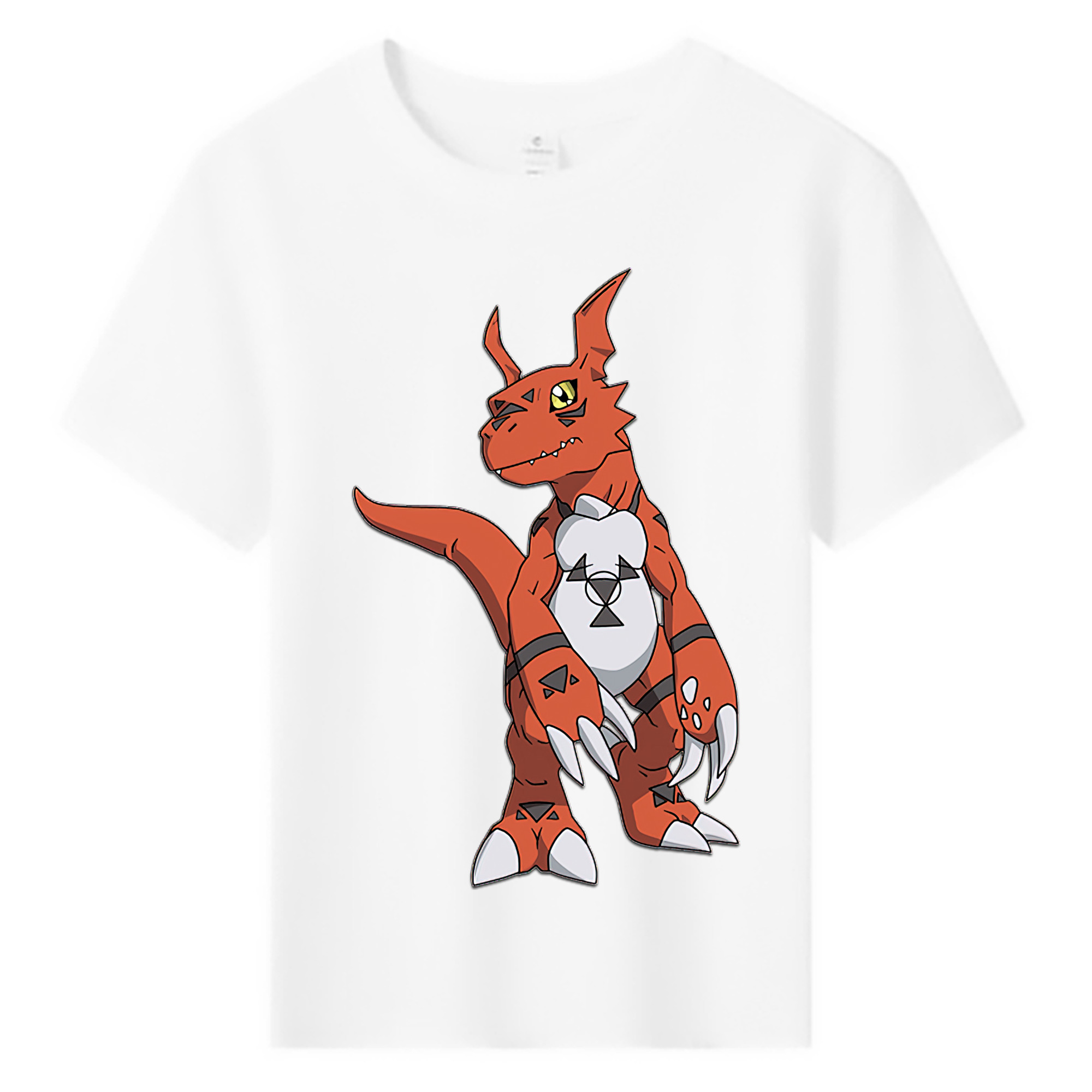 （画像用） Digimon デジタルモンスター/デジモン 綿100％キッズTシャツ（フロントプリント）