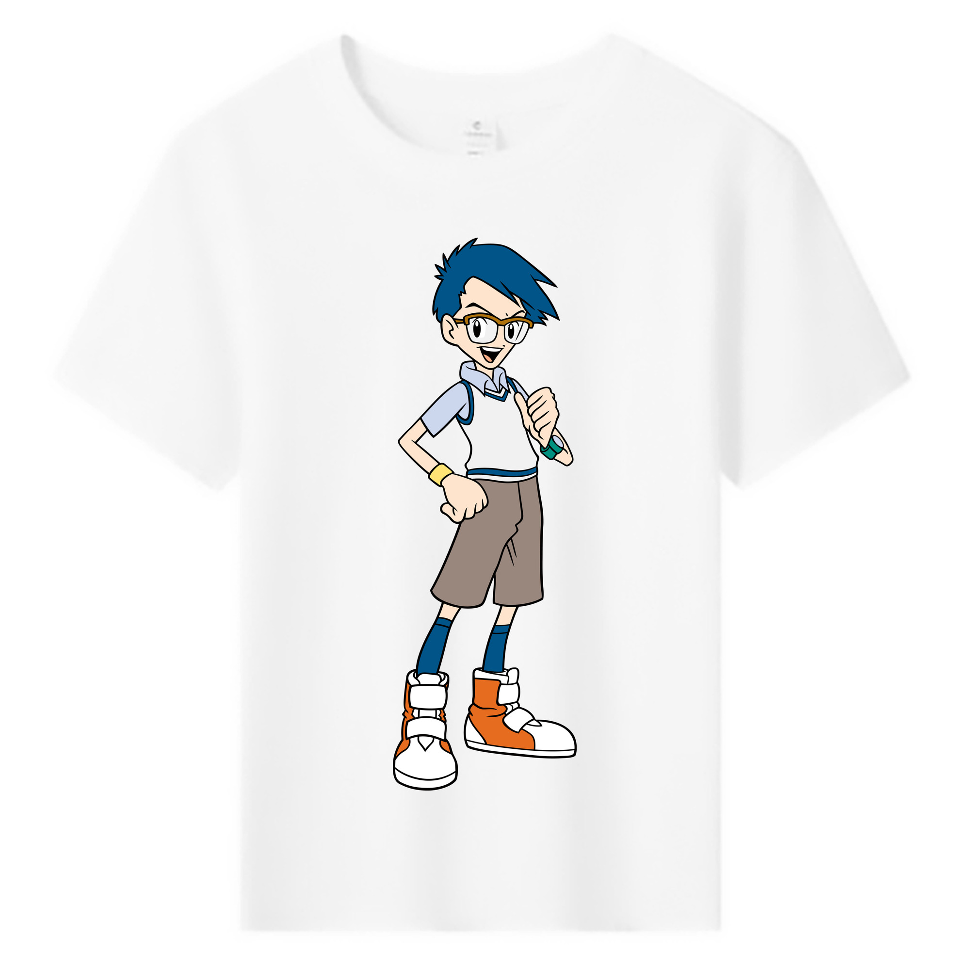 （画像用） Digimon デジタルモンスター/デジモン 綿100％キッズTシャツ（フロントプリント）