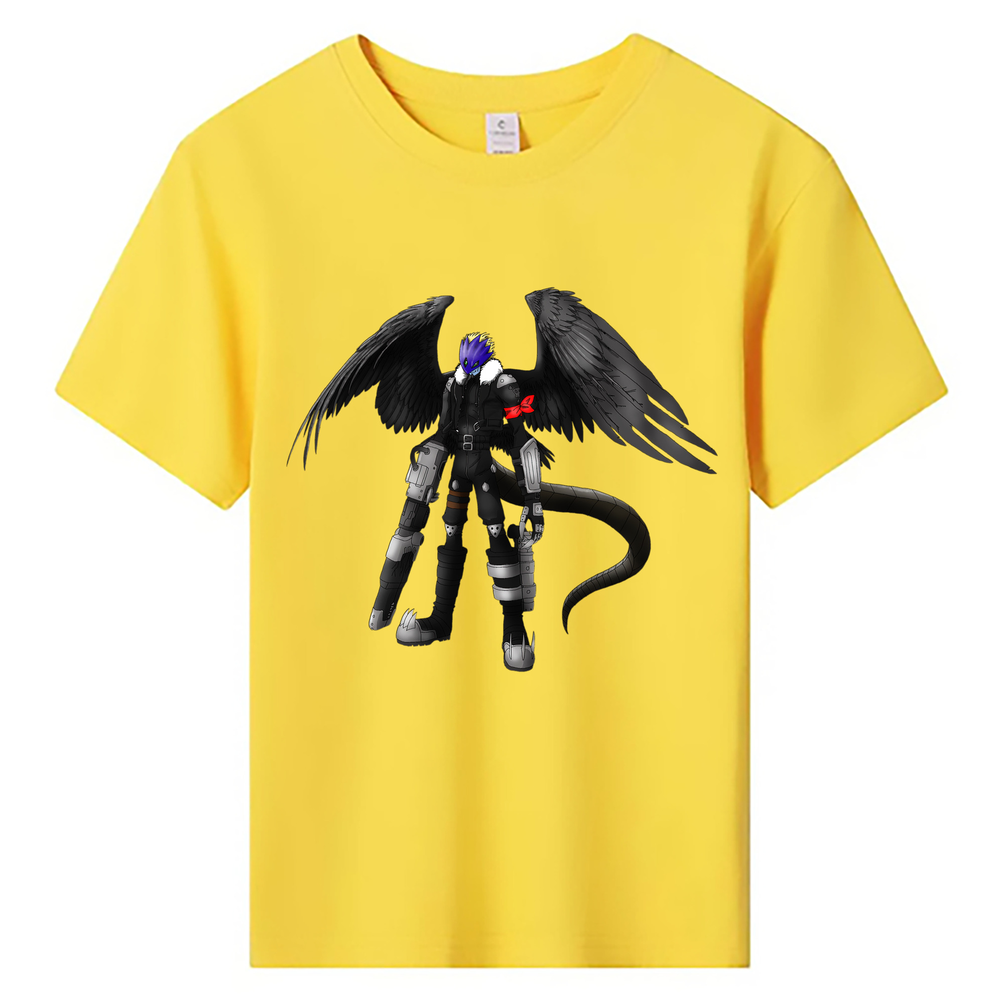 （画像用） Digimon デジタルモンスター/デジモン 綿100％キッズTシャツ（フロントプリント）