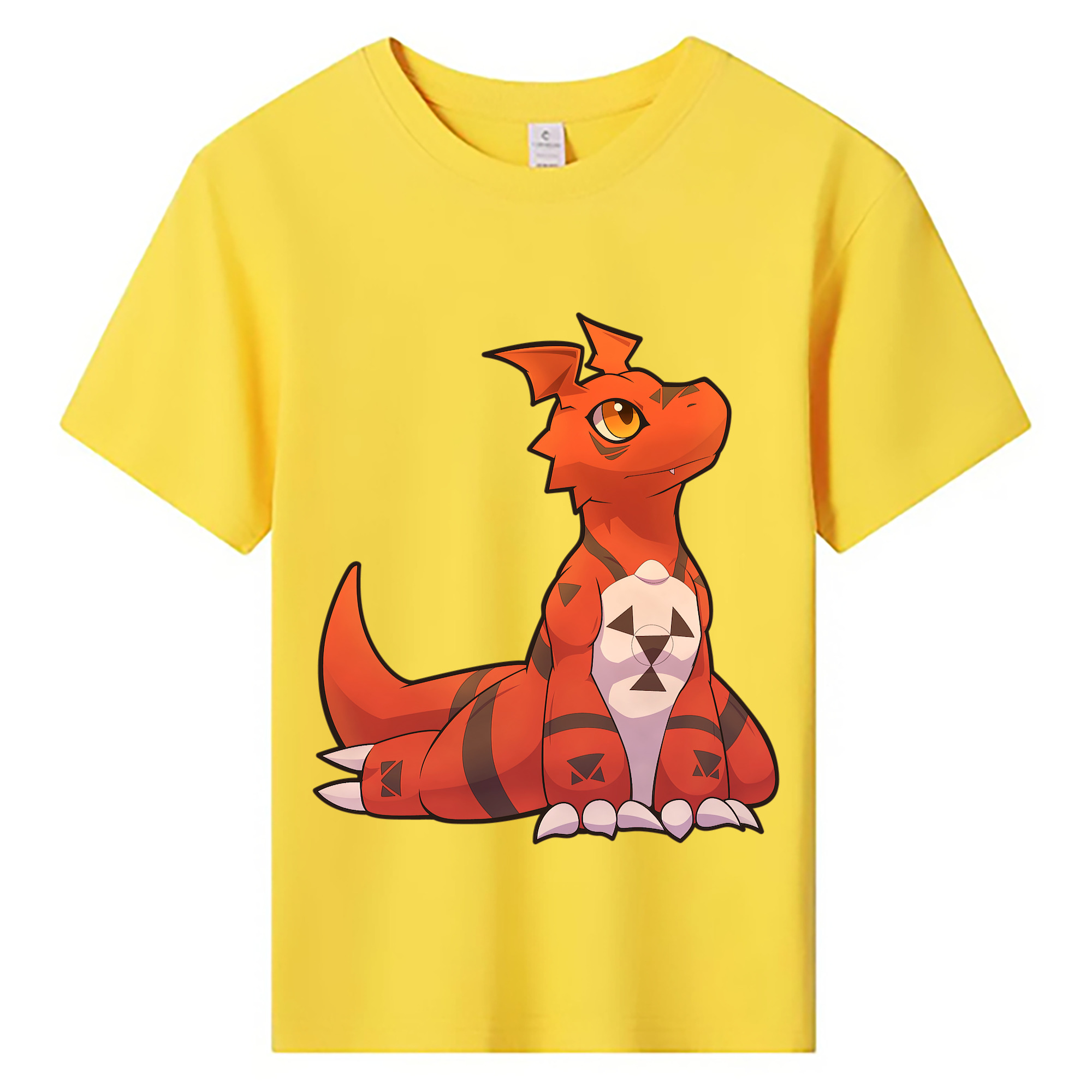 （画像用） Digimon デジタルモンスター/デジモン 綿100％キッズTシャツ（フロントプリント）