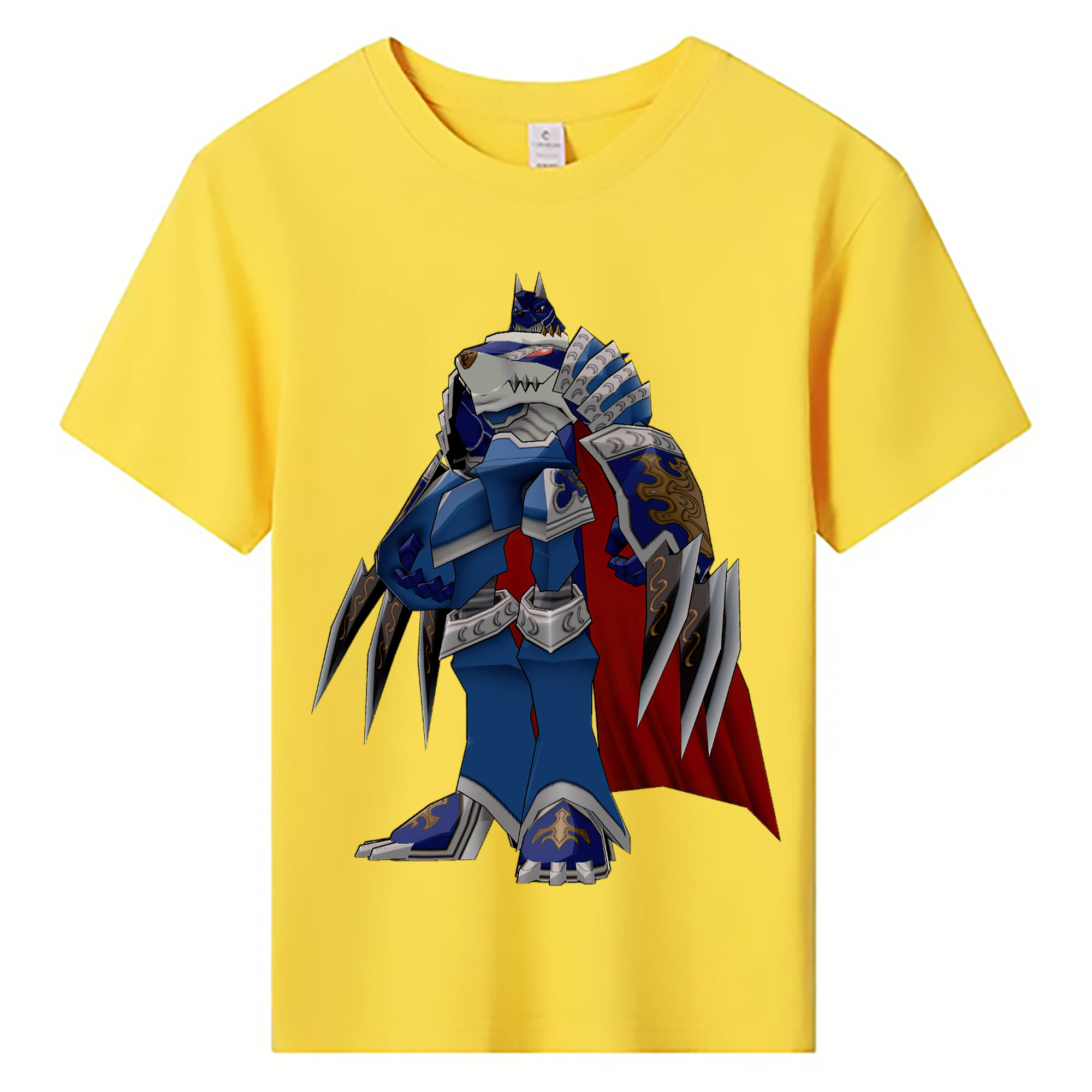 （画像用） Digimon デジタルモンスター/デジモン 綿100％キッズTシャツ（フロントプリント）