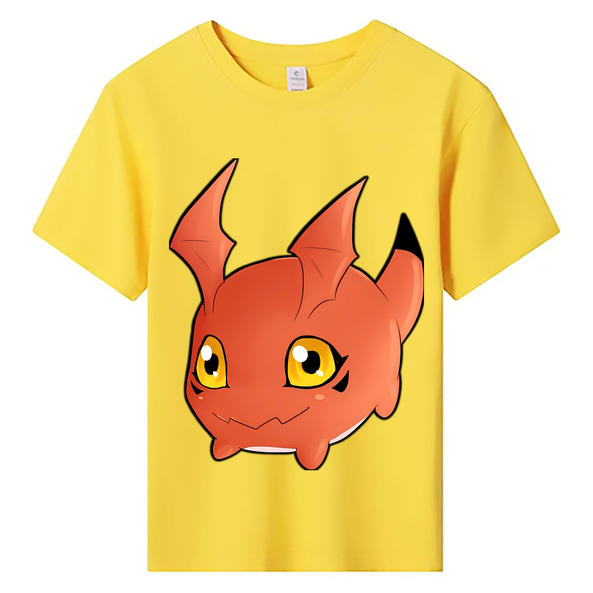 （画像用） Digimon デジタルモンスター/デジモン 綿100％キッズTシャツ（フロントプリント）