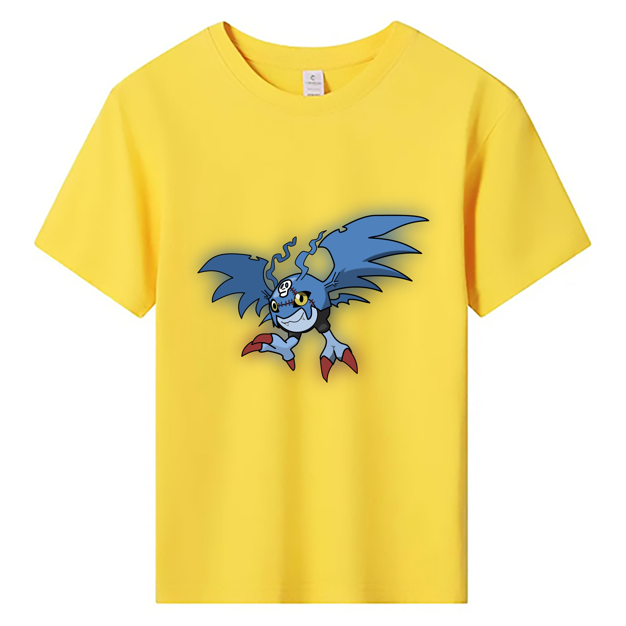 （画像用） Digimon デジタルモンスター/デジモン 綿100％キッズTシャツ（フロントプリント）