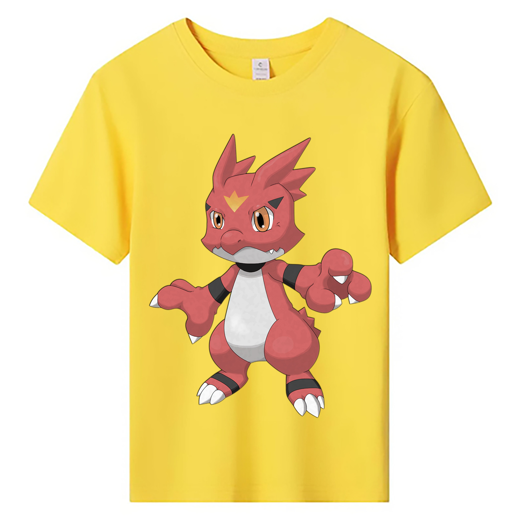 （画像用） Digimon デジタルモンスター/デジモン 綿100％キッズTシャツ（フロントプリント）