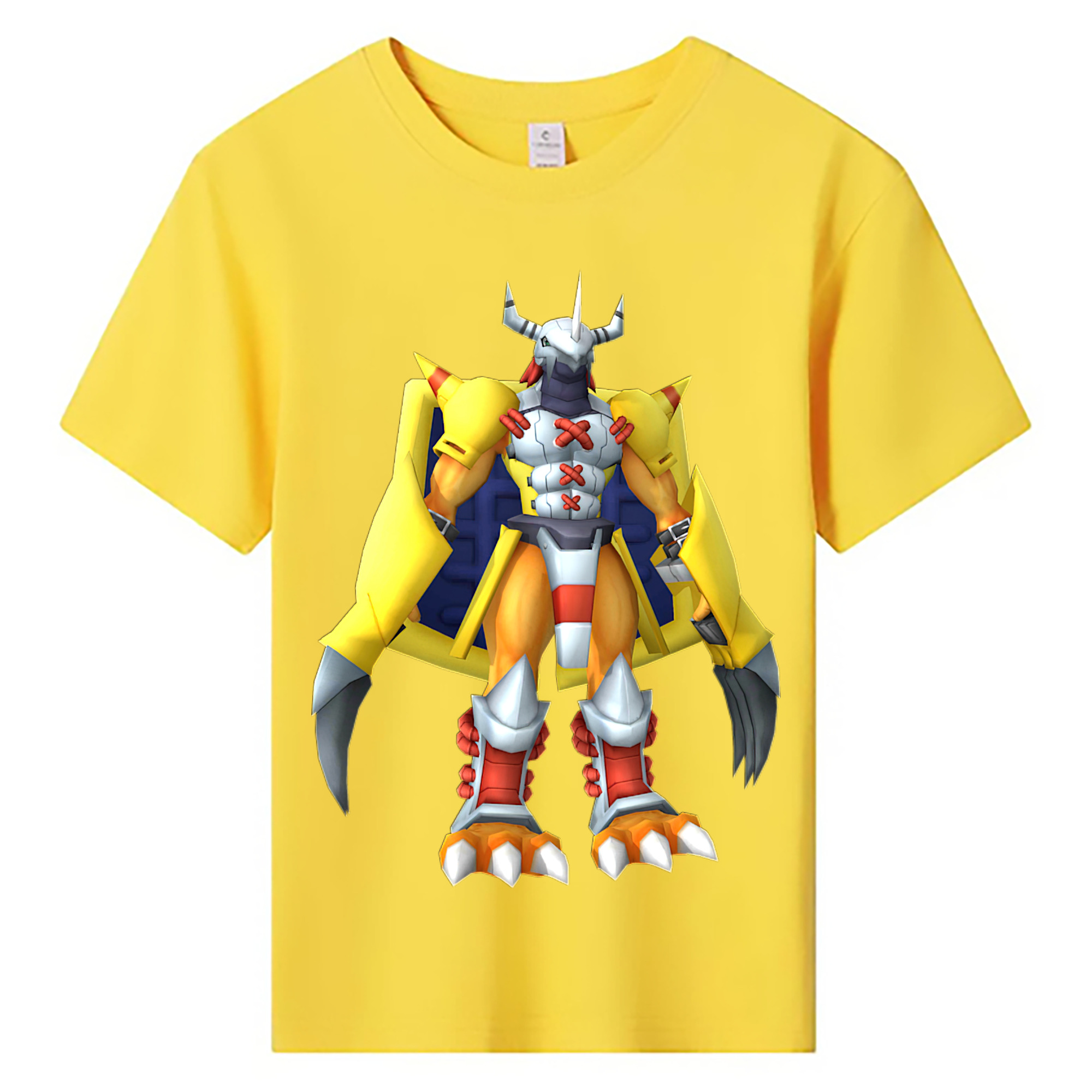 （画像用） Digimon デジタルモンスター/デジモン 綿100％キッズTシャツ（フロントプリント）