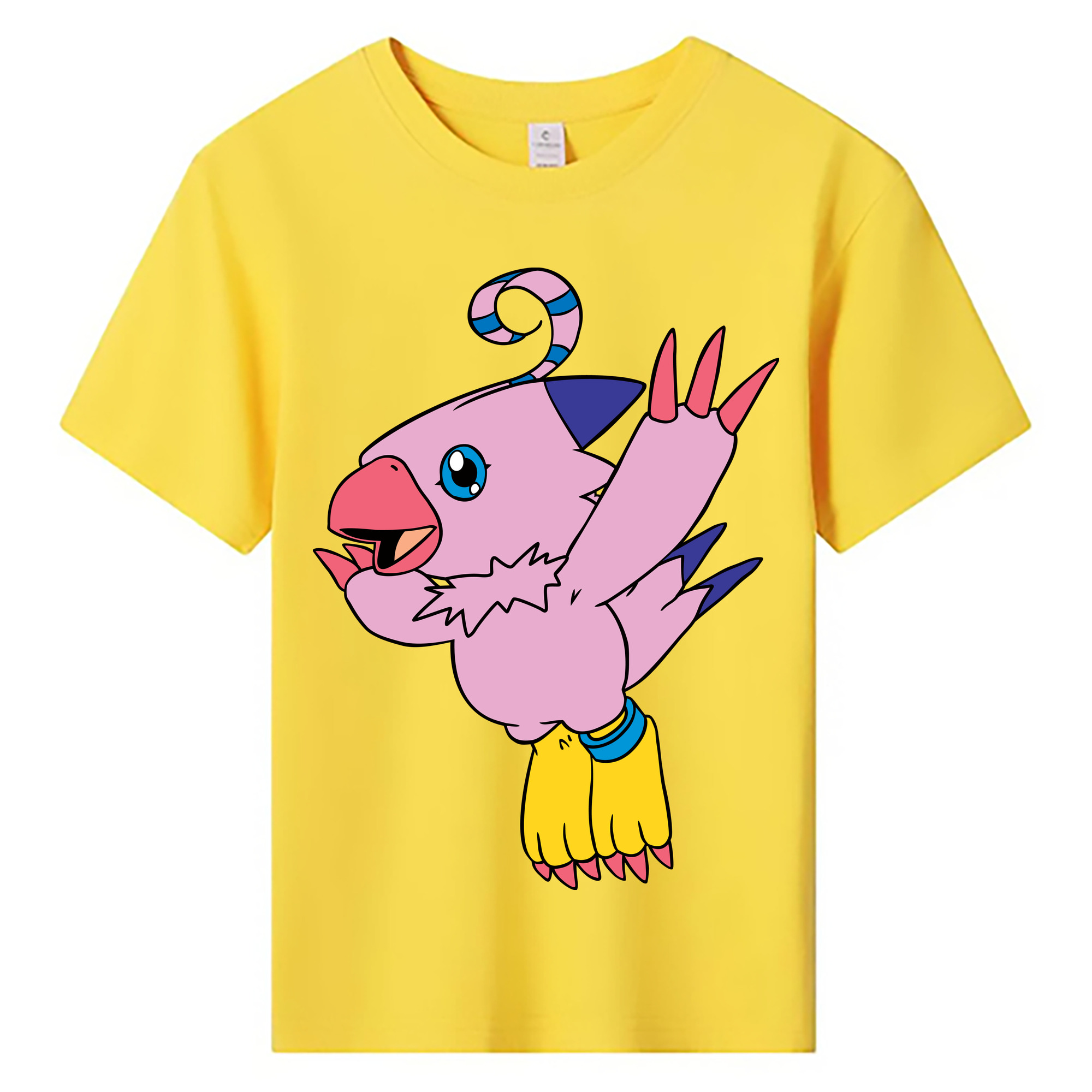 （画像用） Digimon デジタルモンスター/デジモン 綿100％キッズTシャツ（フロントプリント）