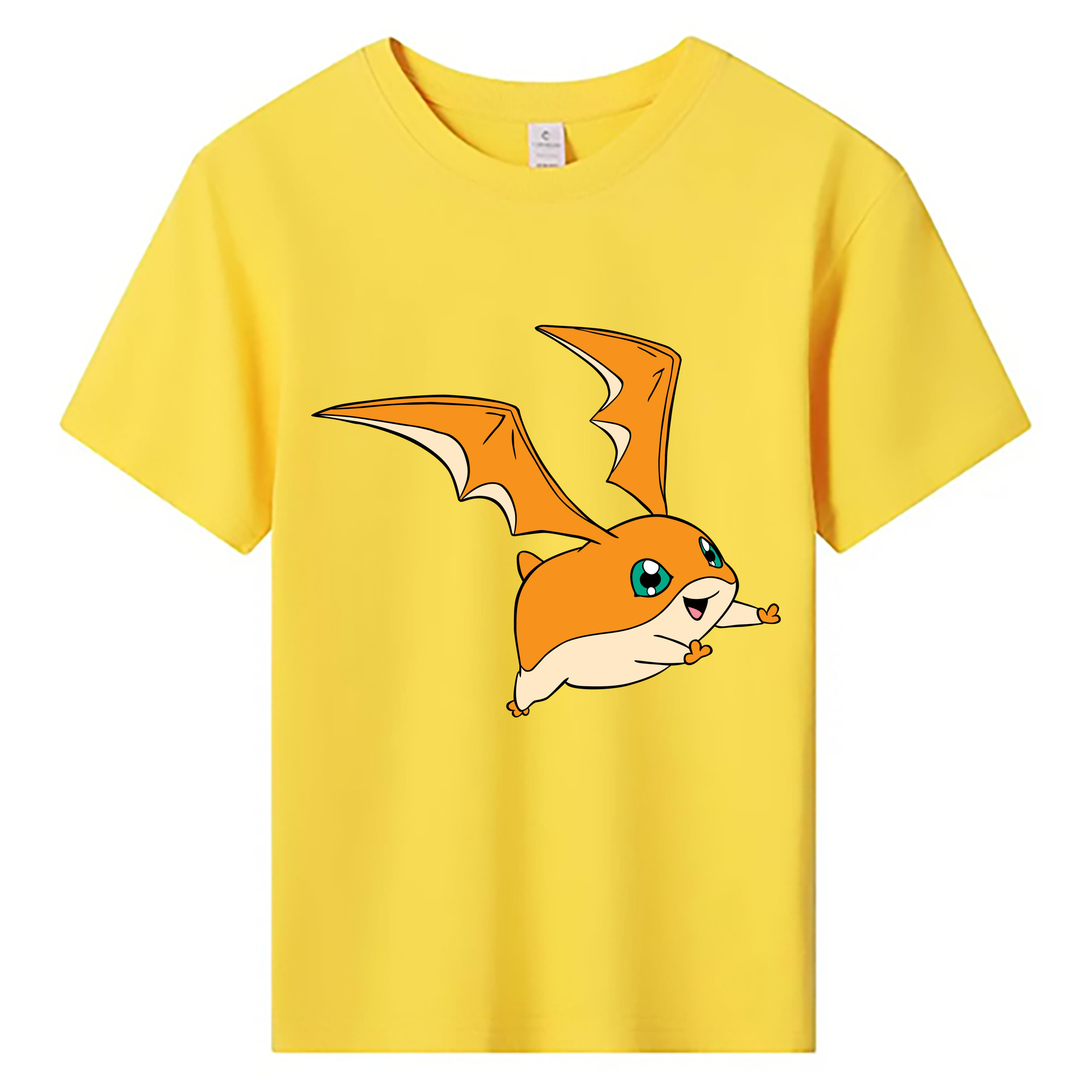 （画像用） Digimon デジタルモンスター/デジモン 綿100％キッズTシャツ（フロントプリント）