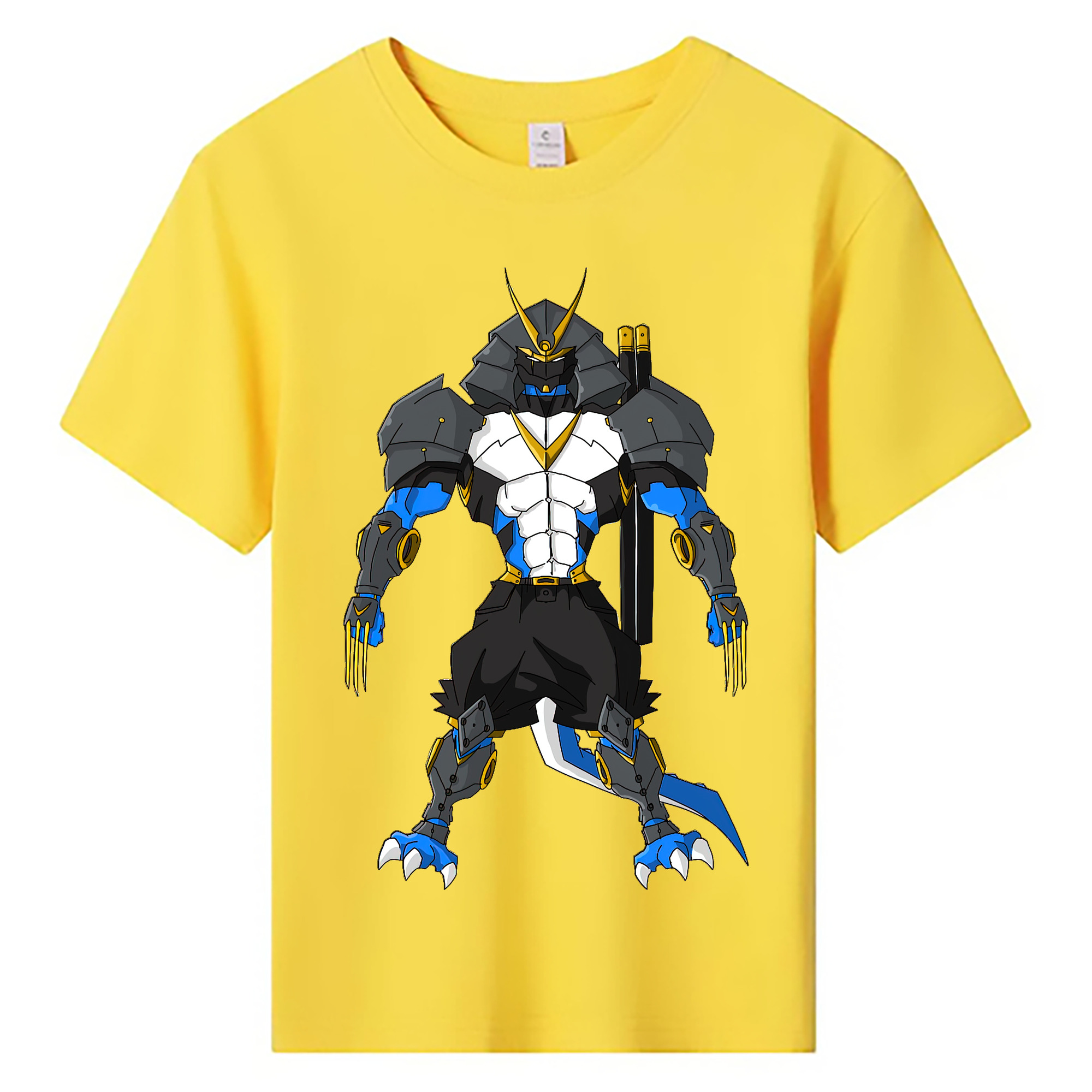 （画像用） Digimon デジタルモンスター/デジモン 綿100％キッズTシャツ（フロントプリント）