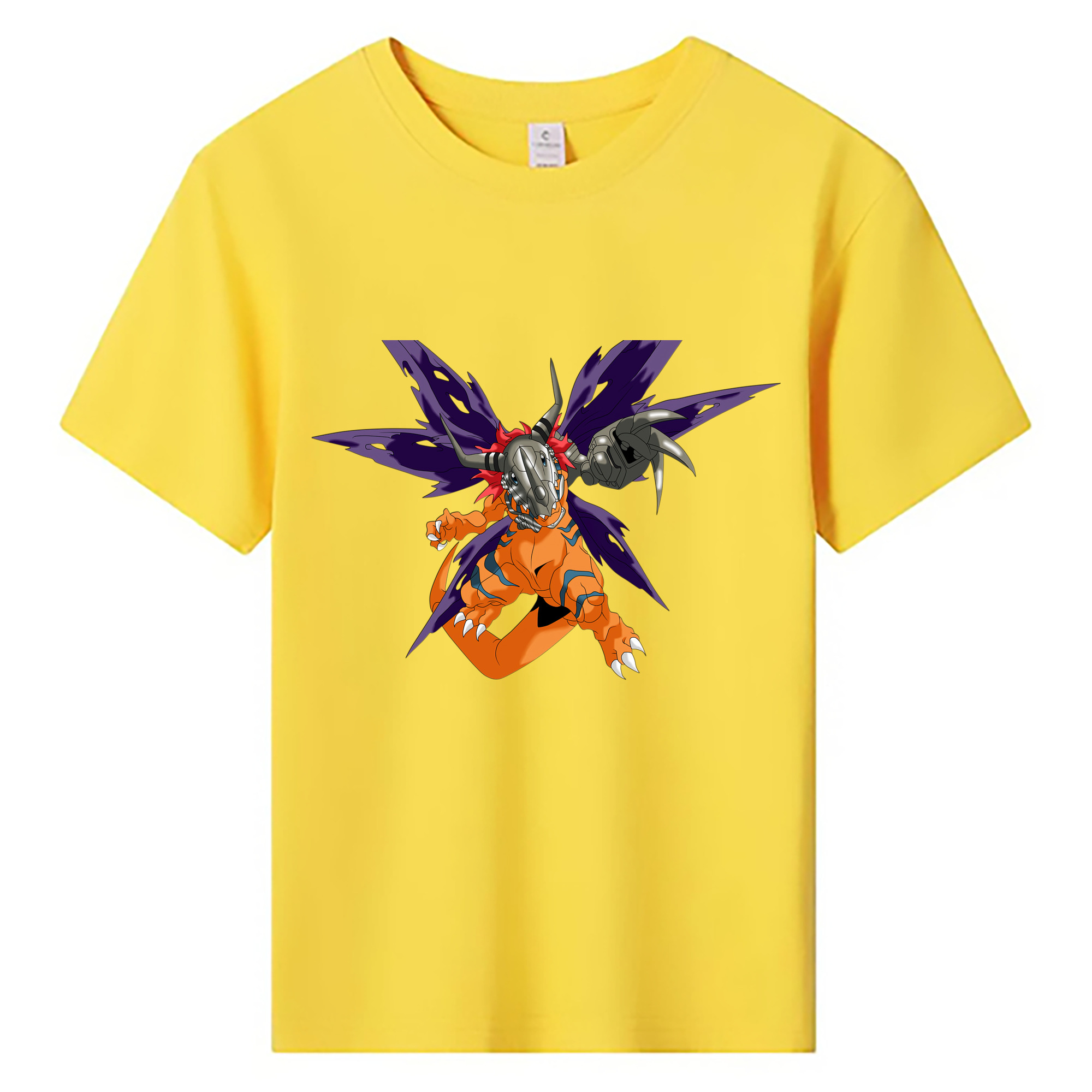 （画像用） Digimon デジタルモンスター/デジモン 綿100％キッズTシャツ（フロントプリント）