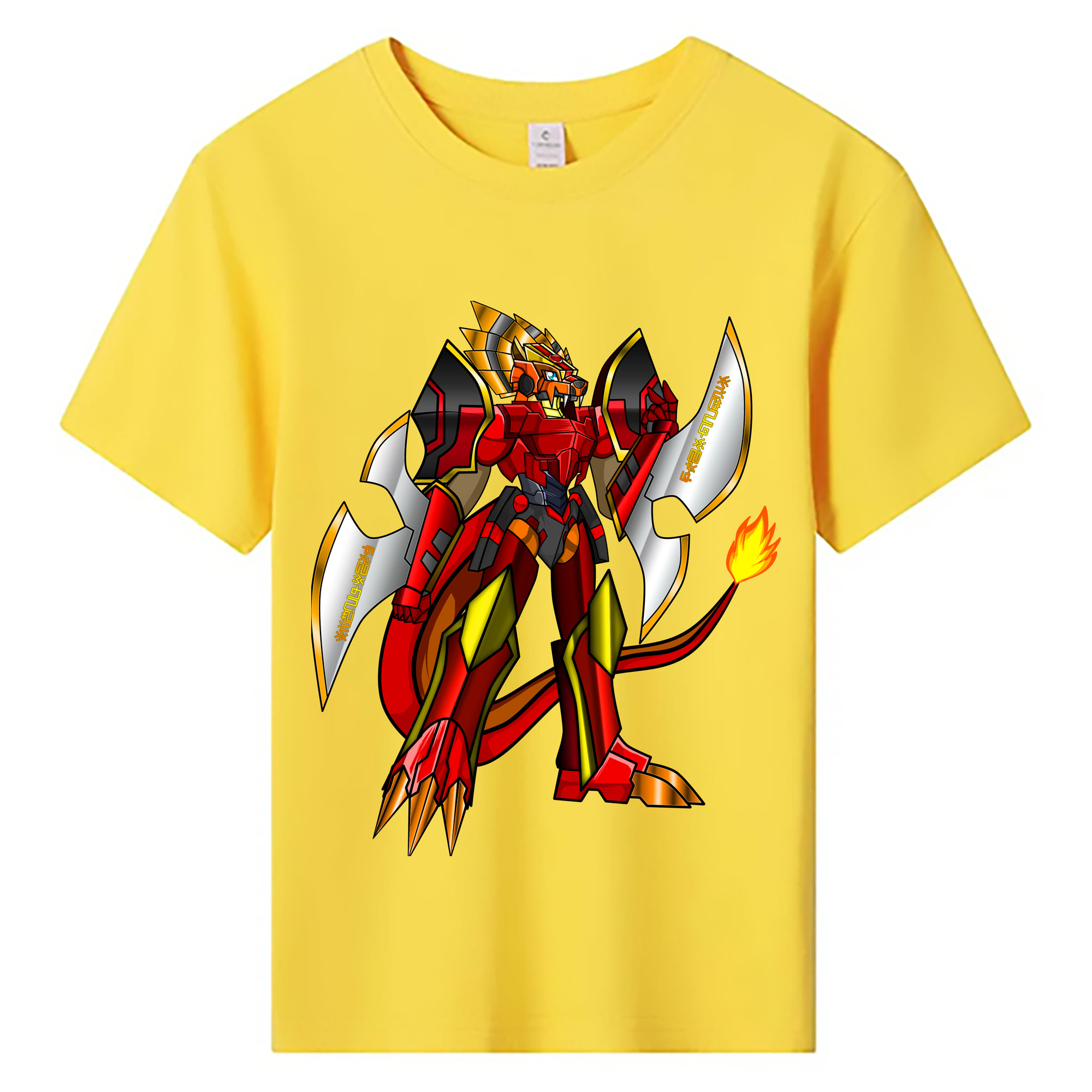 （画像用） Digimon デジタルモンスター/デジモン 綿100％キッズTシャツ（フロントプリント）