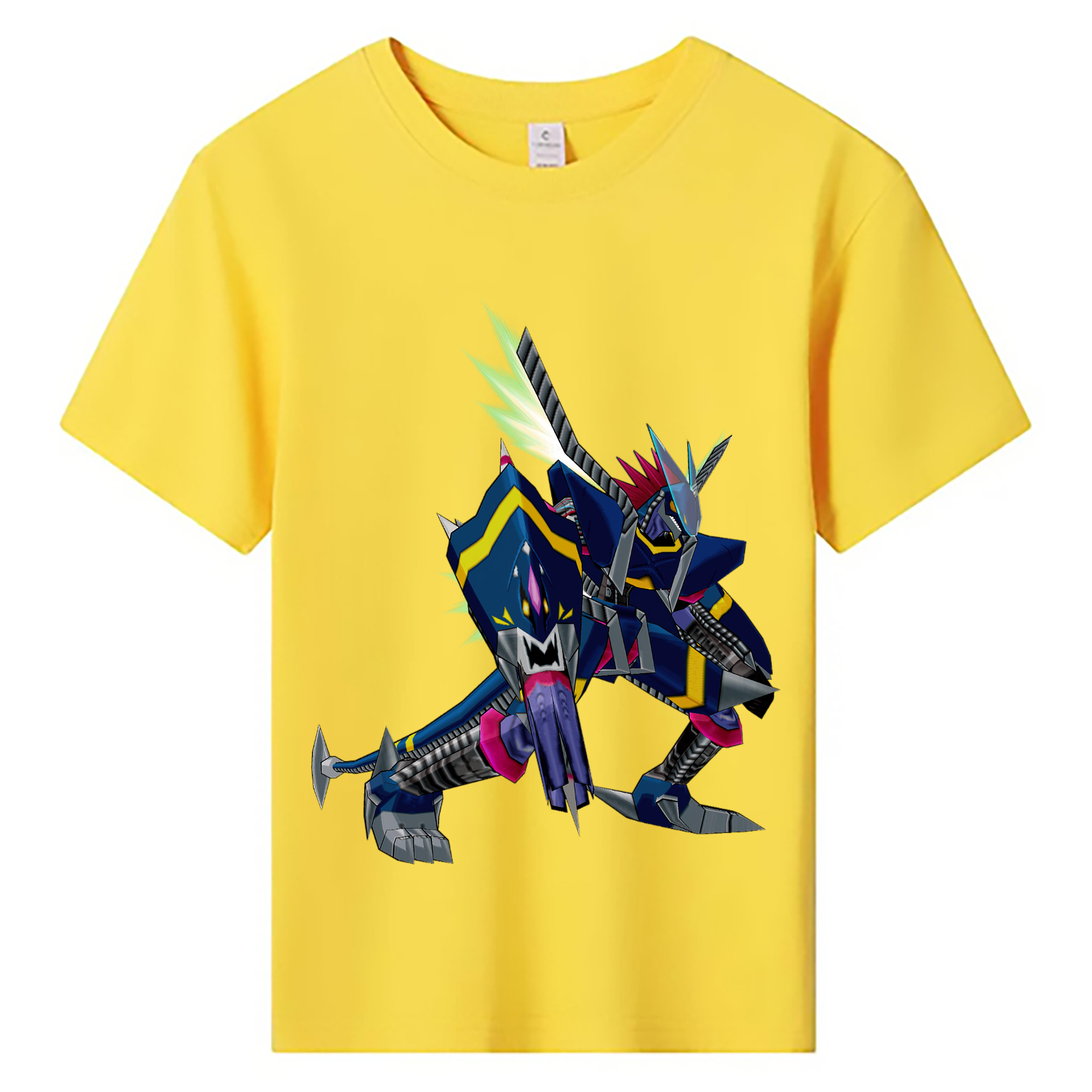 （画像用） Digimon デジタルモンスター/デジモン 綿100％キッズTシャツ（フロントプリント）