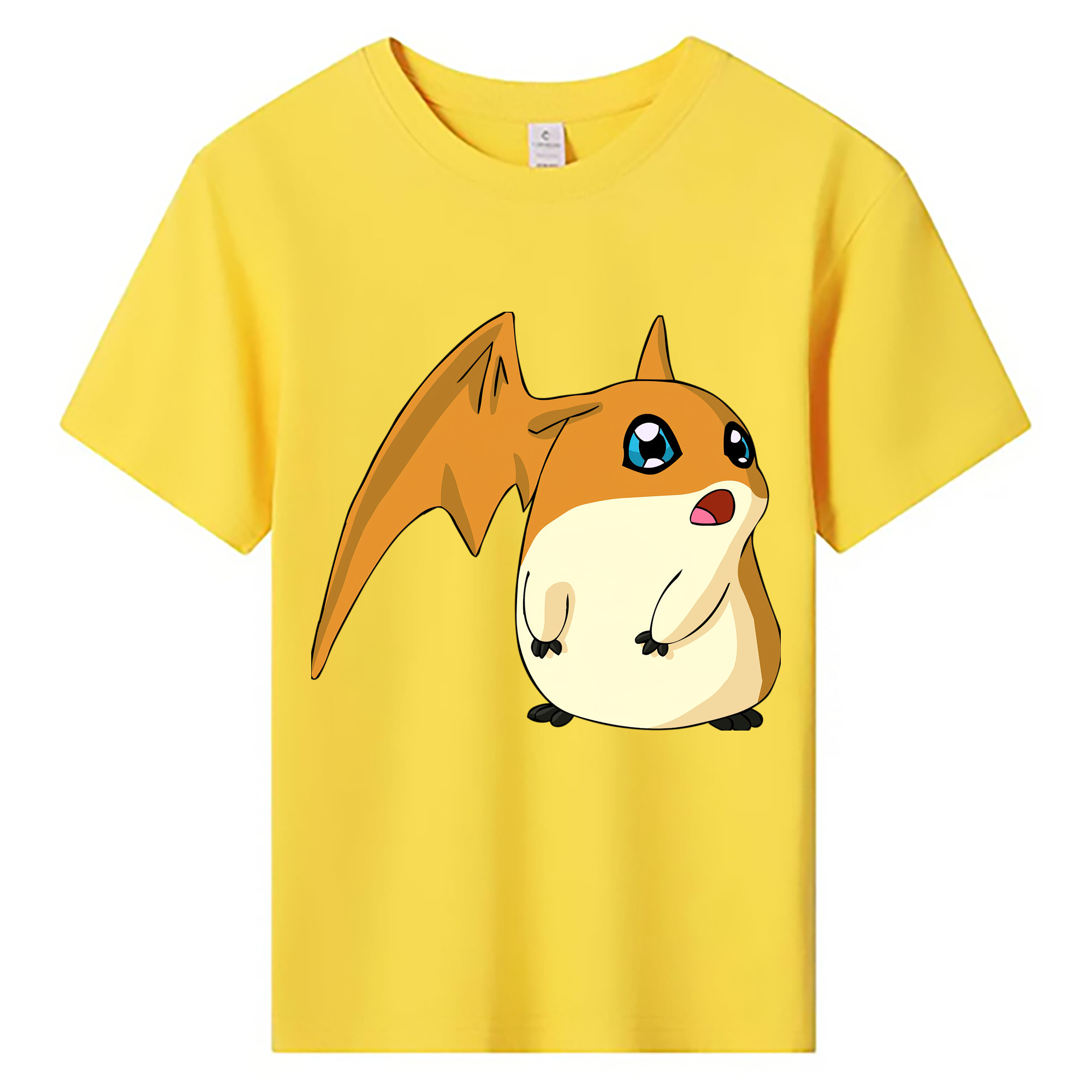 （画像用） Digimon デジタルモンスター/デジモン 綿100％キッズTシャツ（フロントプリント）