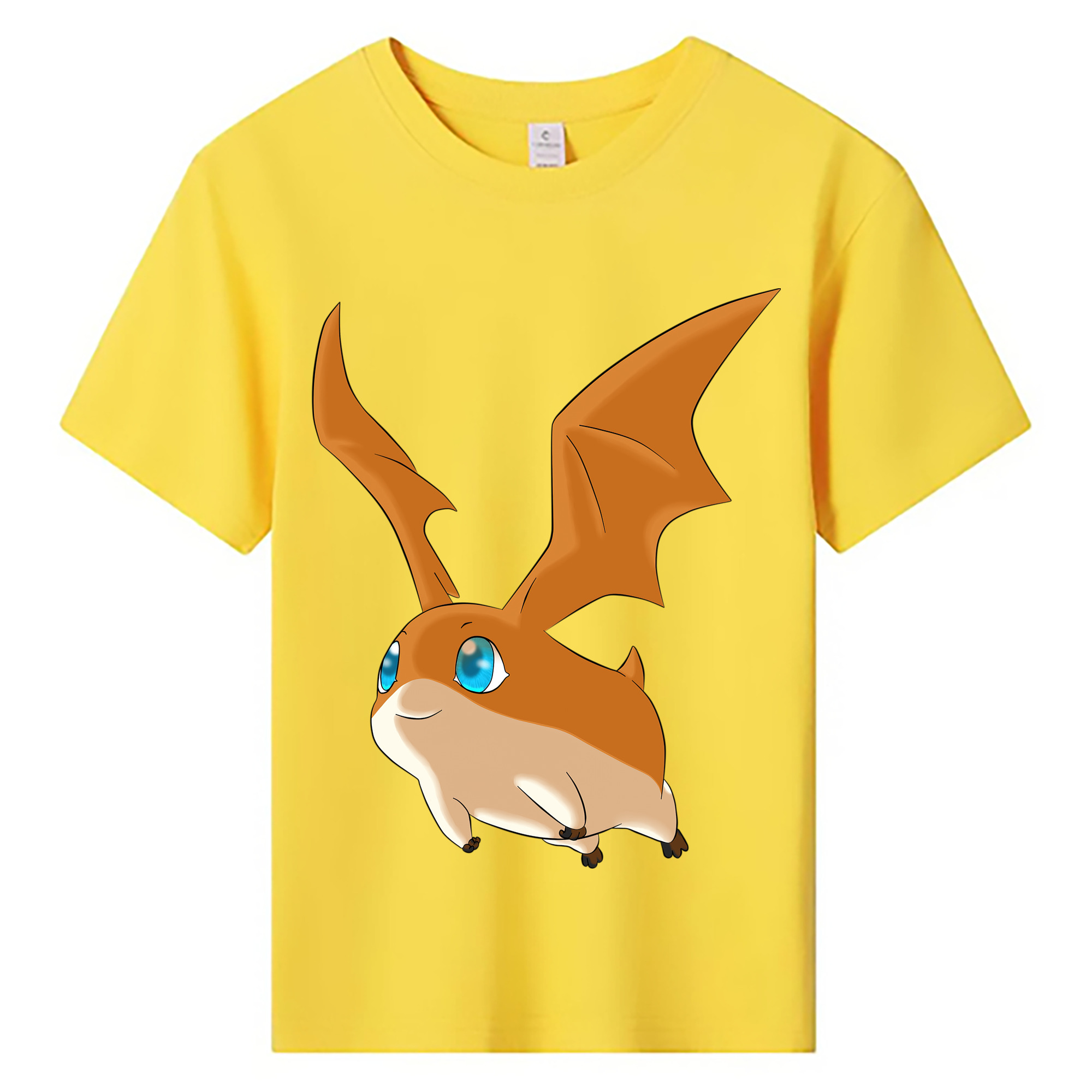 （画像用） Digimon デジタルモンスター/デジモン 綿100％キッズTシャツ（フロントプリント）