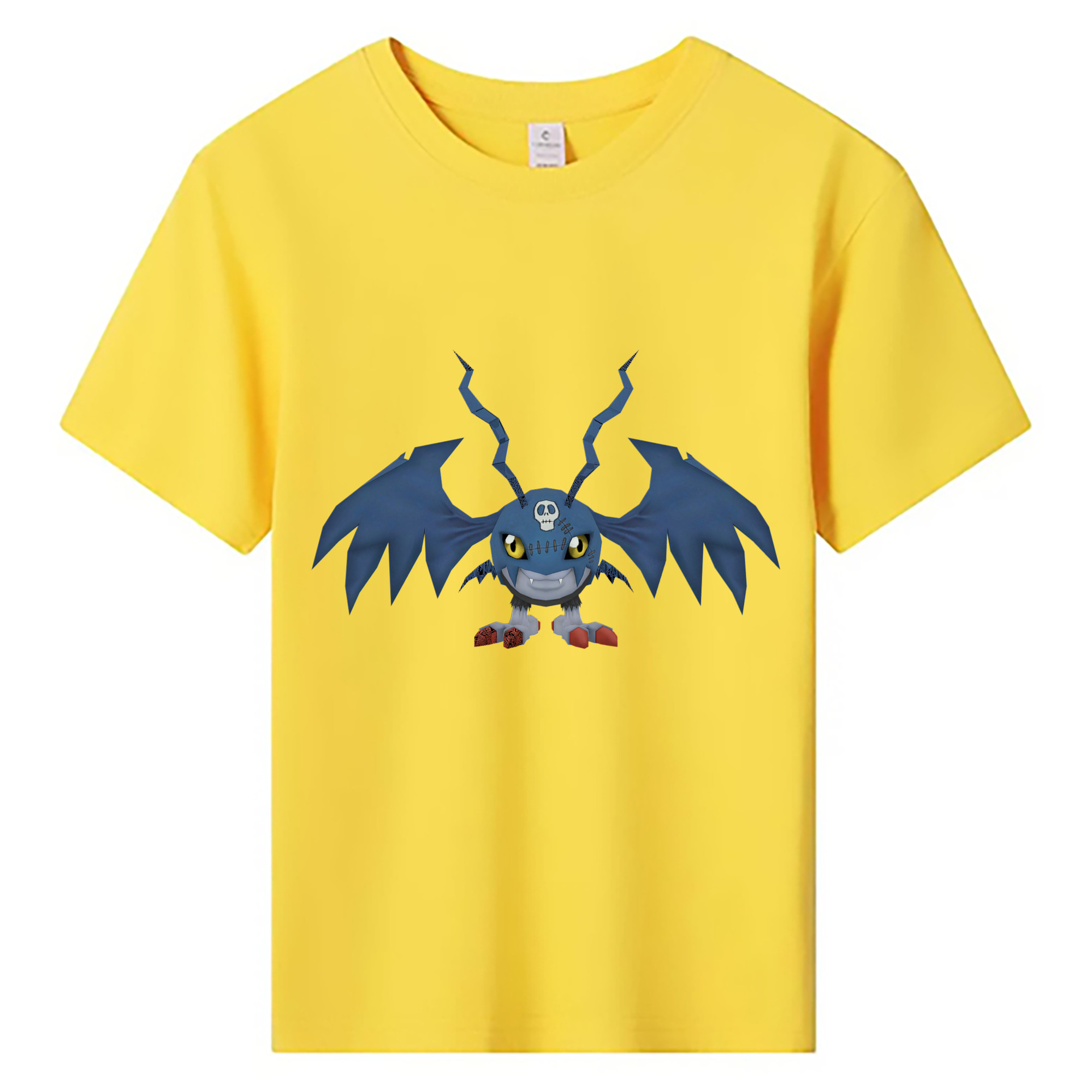 （画像用） Digimon デジタルモンスター/デジモン 綿100％キッズTシャツ（フロントプリント）