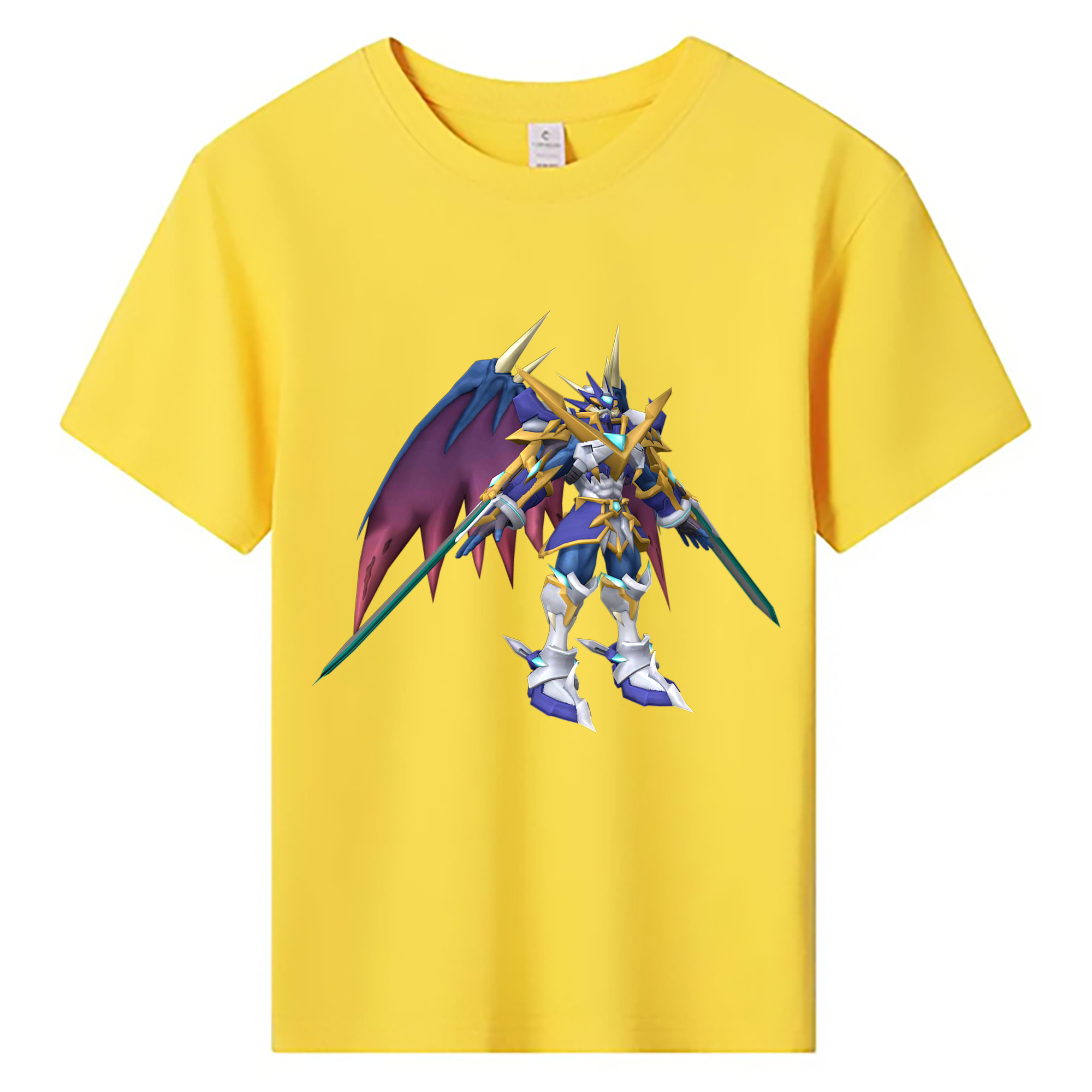（画像用） Digimon デジタルモンスター/デジモン 綿100％キッズTシャツ（フロントプリント）