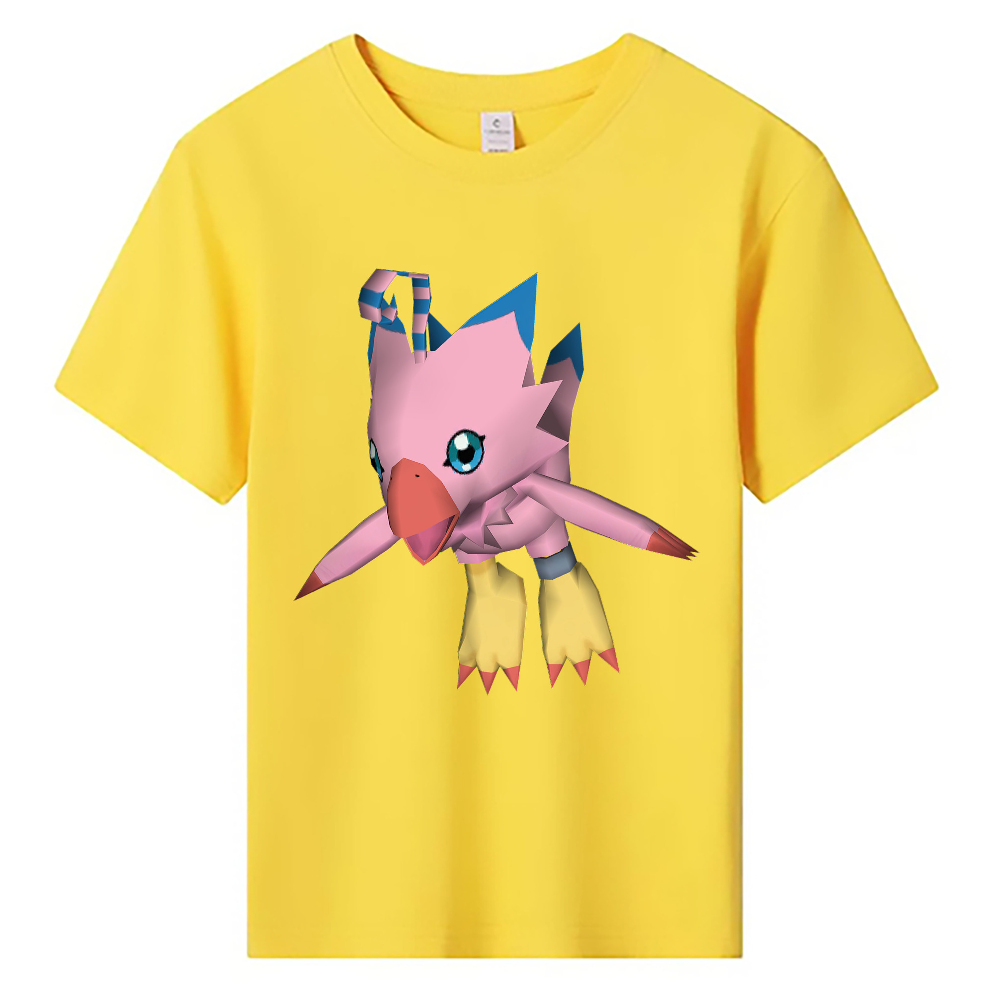 （画像用） Digimon デジタルモンスター/デジモン 綿100％キッズTシャツ（フロントプリント）