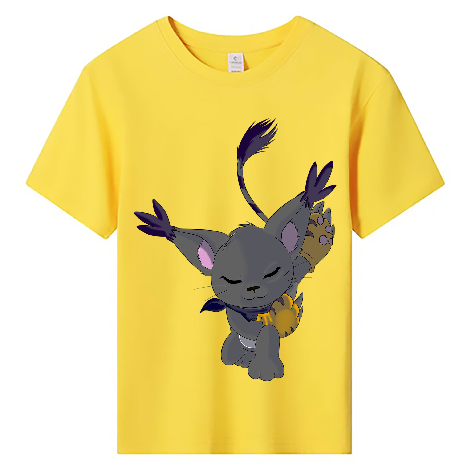（画像用） Digimon デジタルモンスター/デジモン 綿100％キッズTシャツ（フロントプリント）