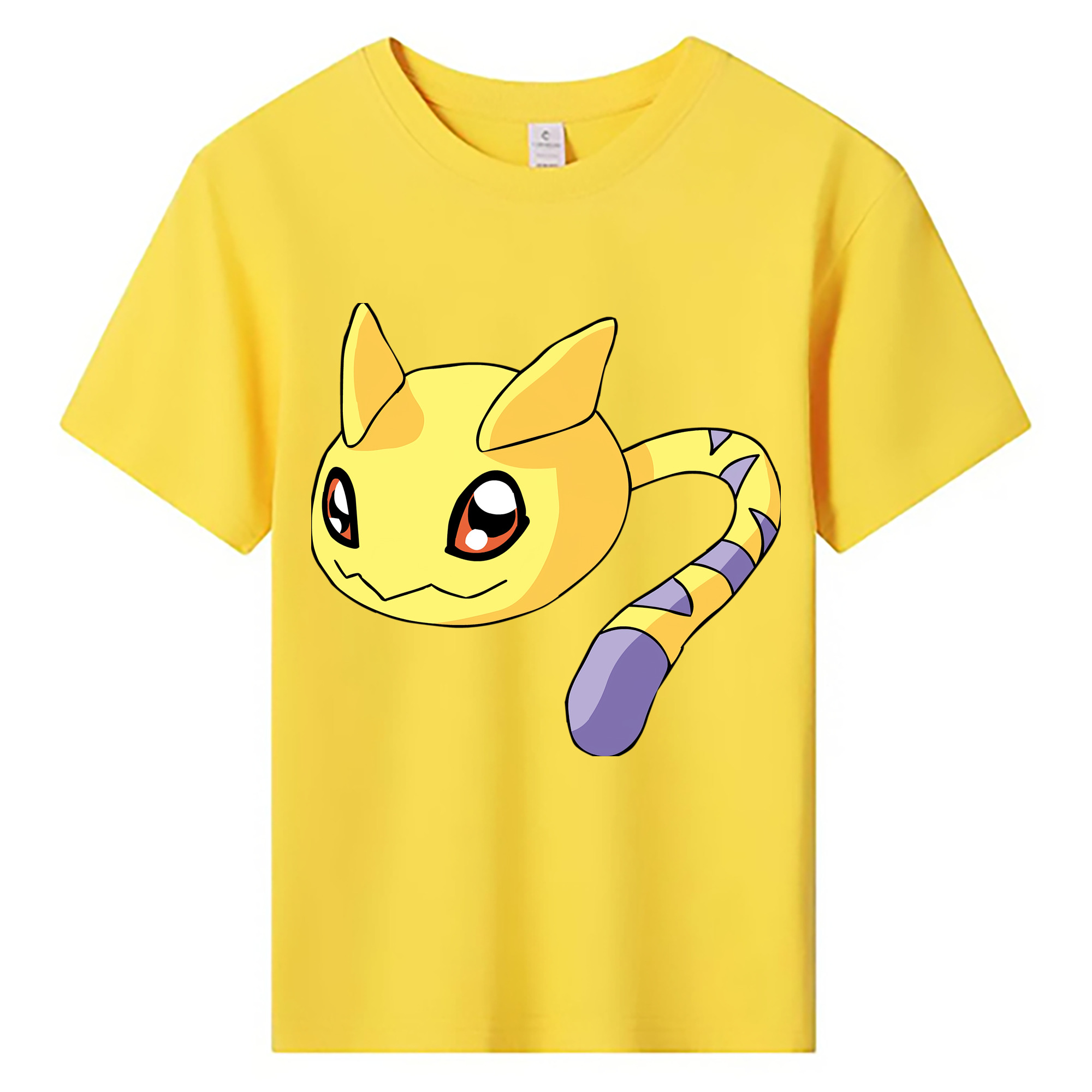 （画像用） Digimon デジタルモンスター/デジモン 綿100％キッズTシャツ（フロントプリント）