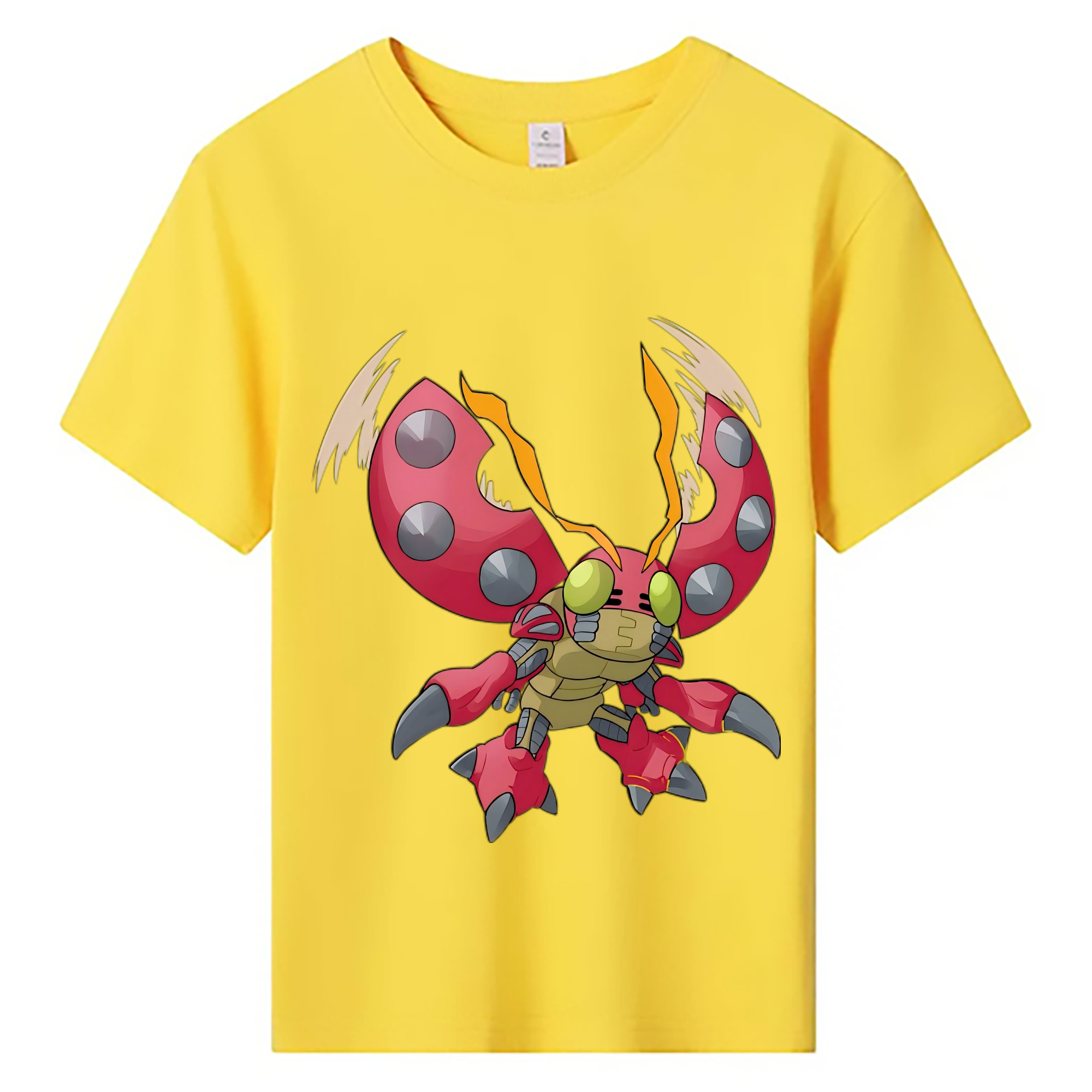 （画像用） Digimon デジタルモンスター/デジモン 綿100％キッズTシャツ（フロントプリント）