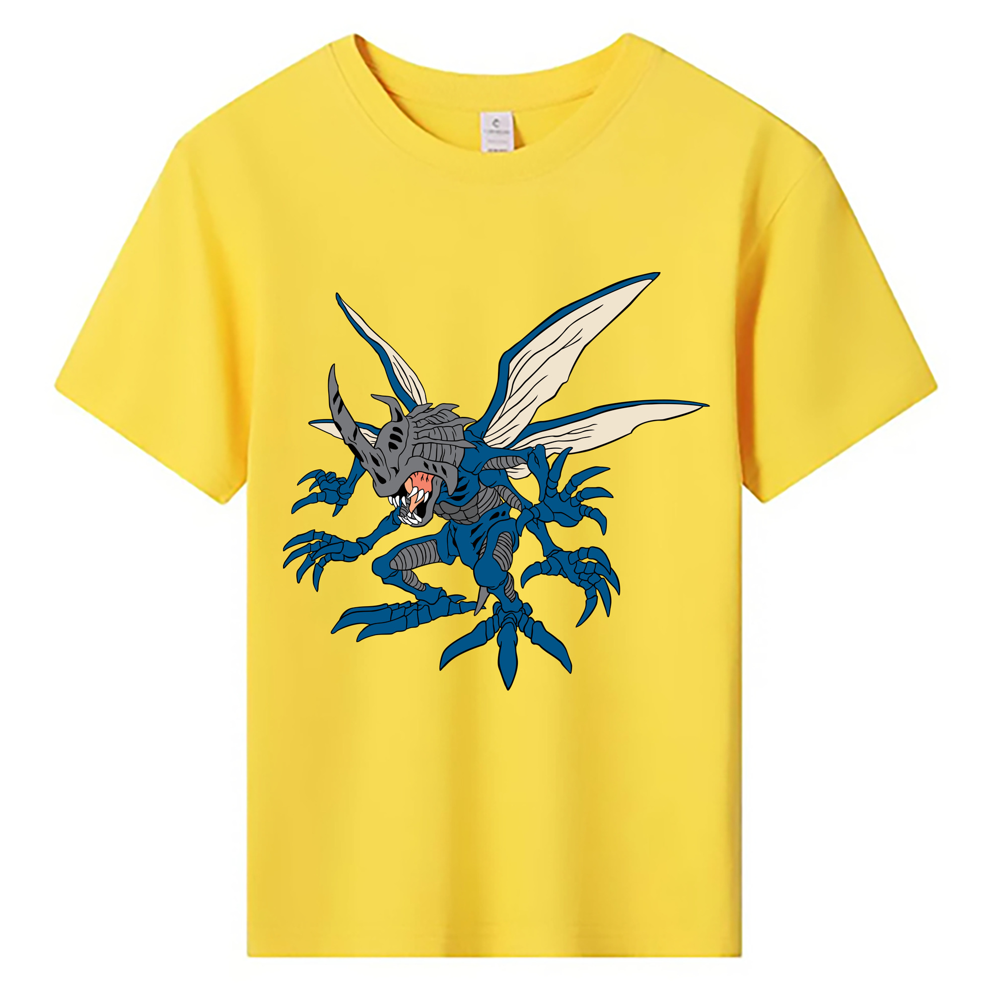 （画像用） Digimon デジタルモンスター/デジモン 綿100％キッズTシャツ（フロントプリント）