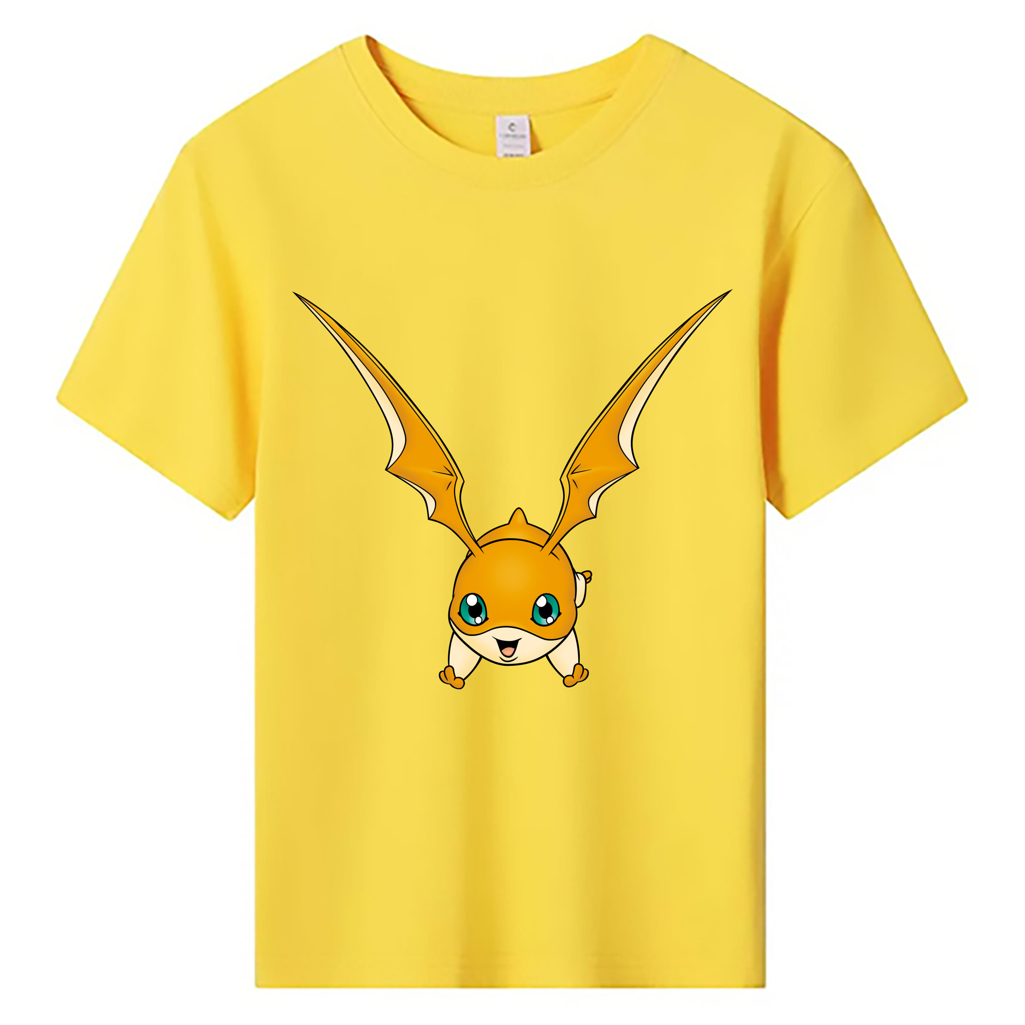 （画像用） Digimon デジタルモンスター/デジモン 綿100％キッズTシャツ（フロントプリント）