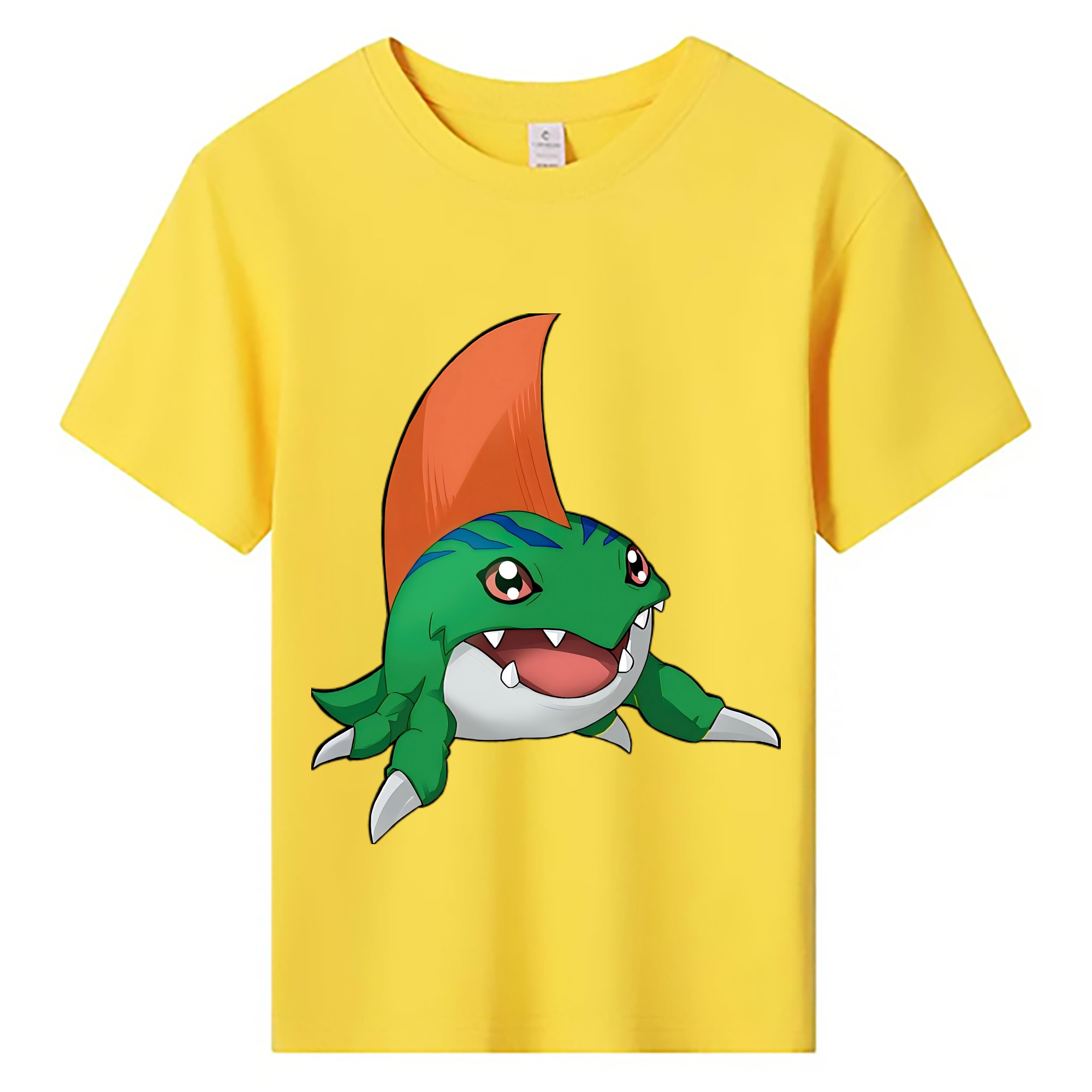 （画像用） Digimon デジタルモンスター/デジモン 綿100％キッズTシャツ（フロントプリント）
