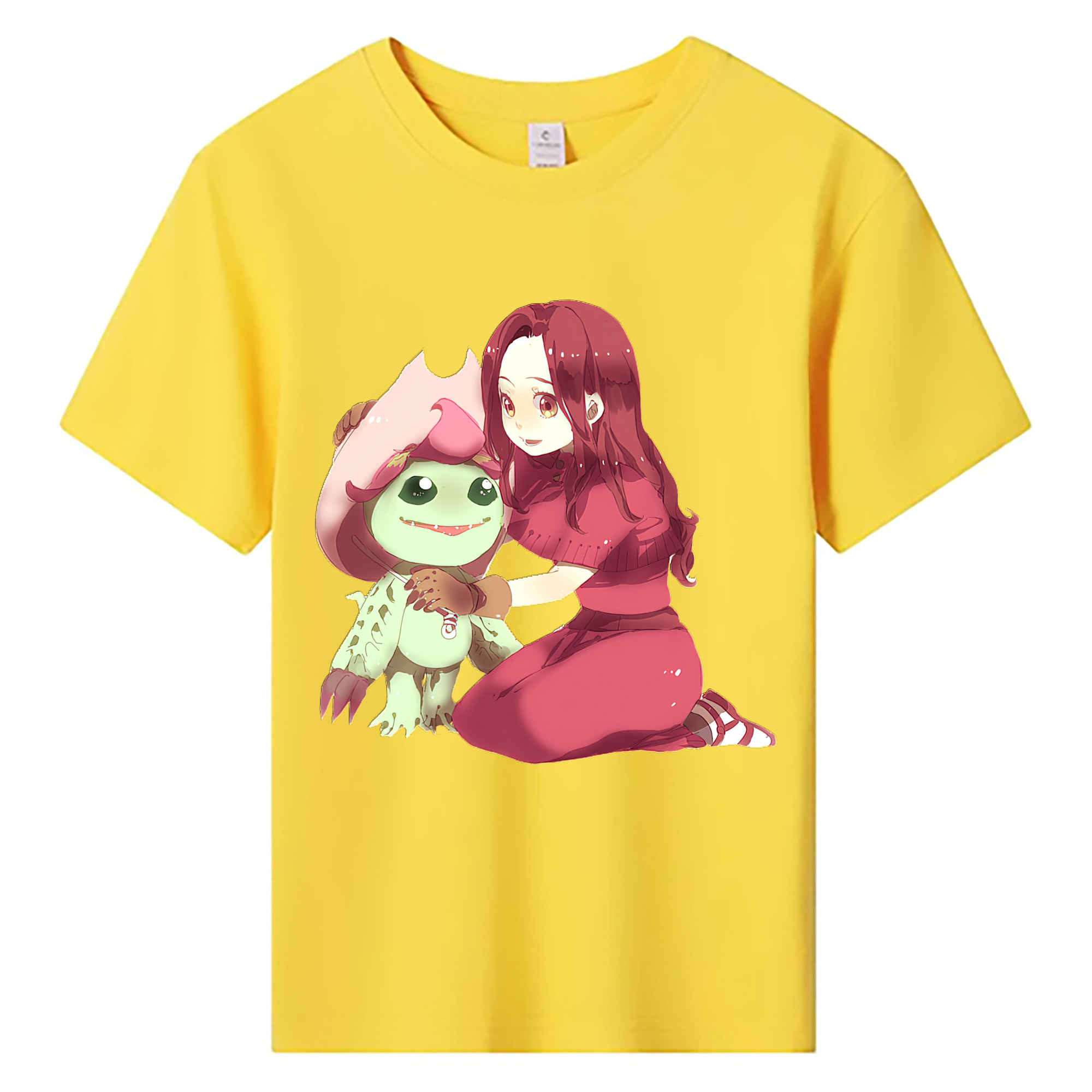 （画像用） Digimon デジタルモンスター/デジモン 綿100％キッズTシャツ（フロントプリント）
