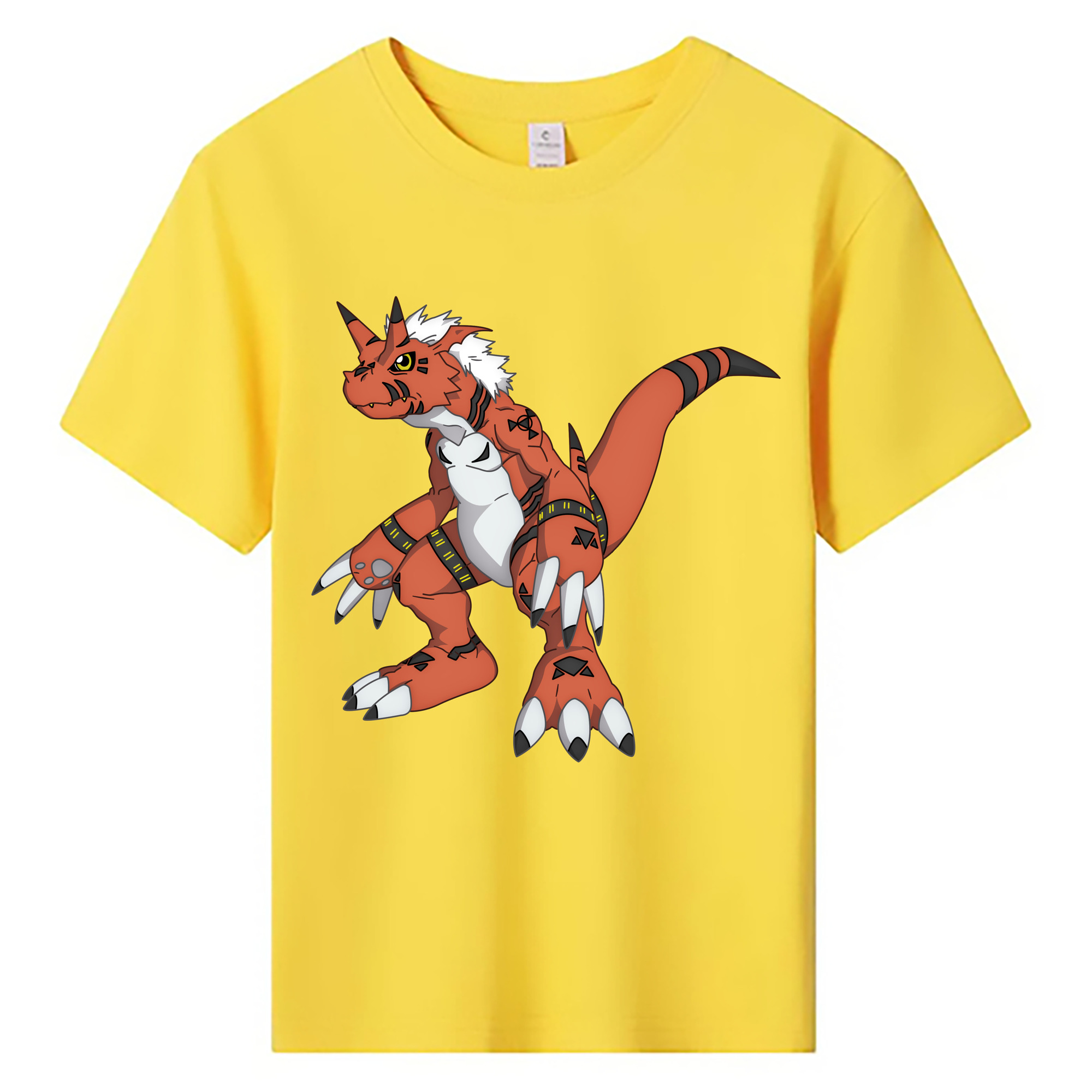 （画像用） Digimon デジタルモンスター/デジモン 綿100％キッズTシャツ（フロントプリント）