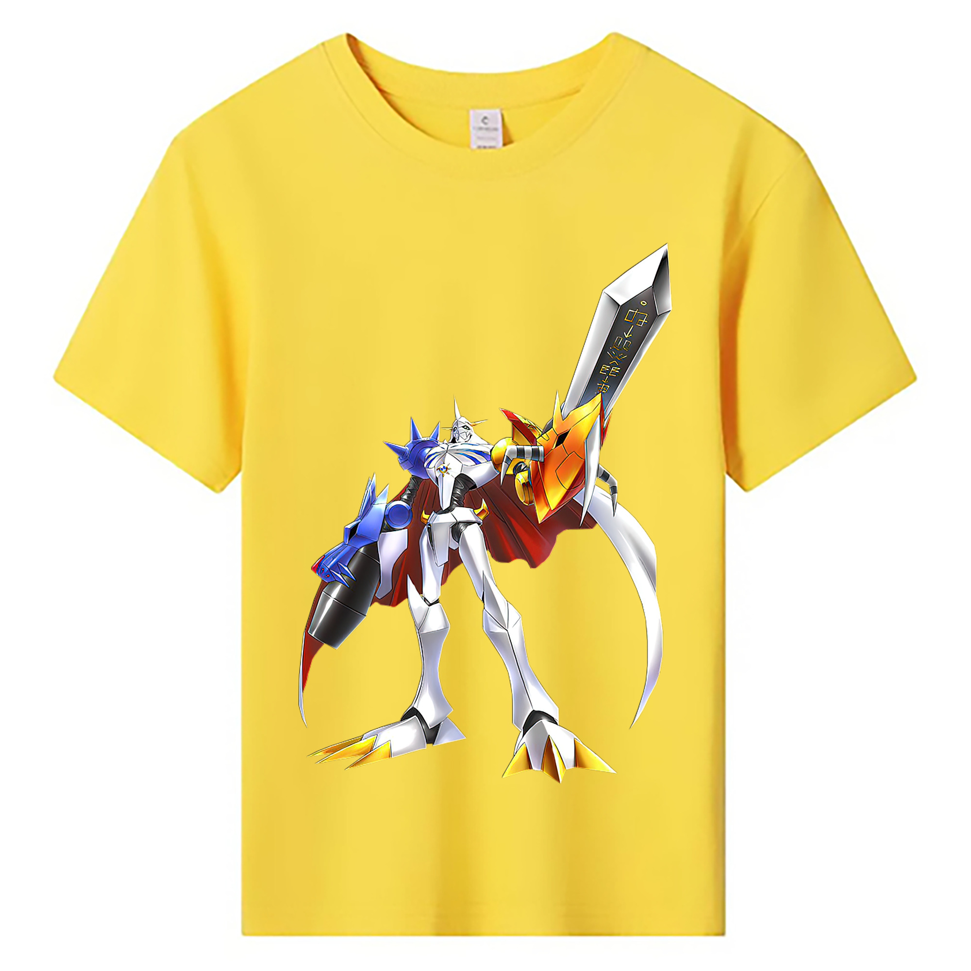 （画像用） Digimon デジタルモンスター/デジモン 綿100％キッズTシャツ（フロントプリント）
