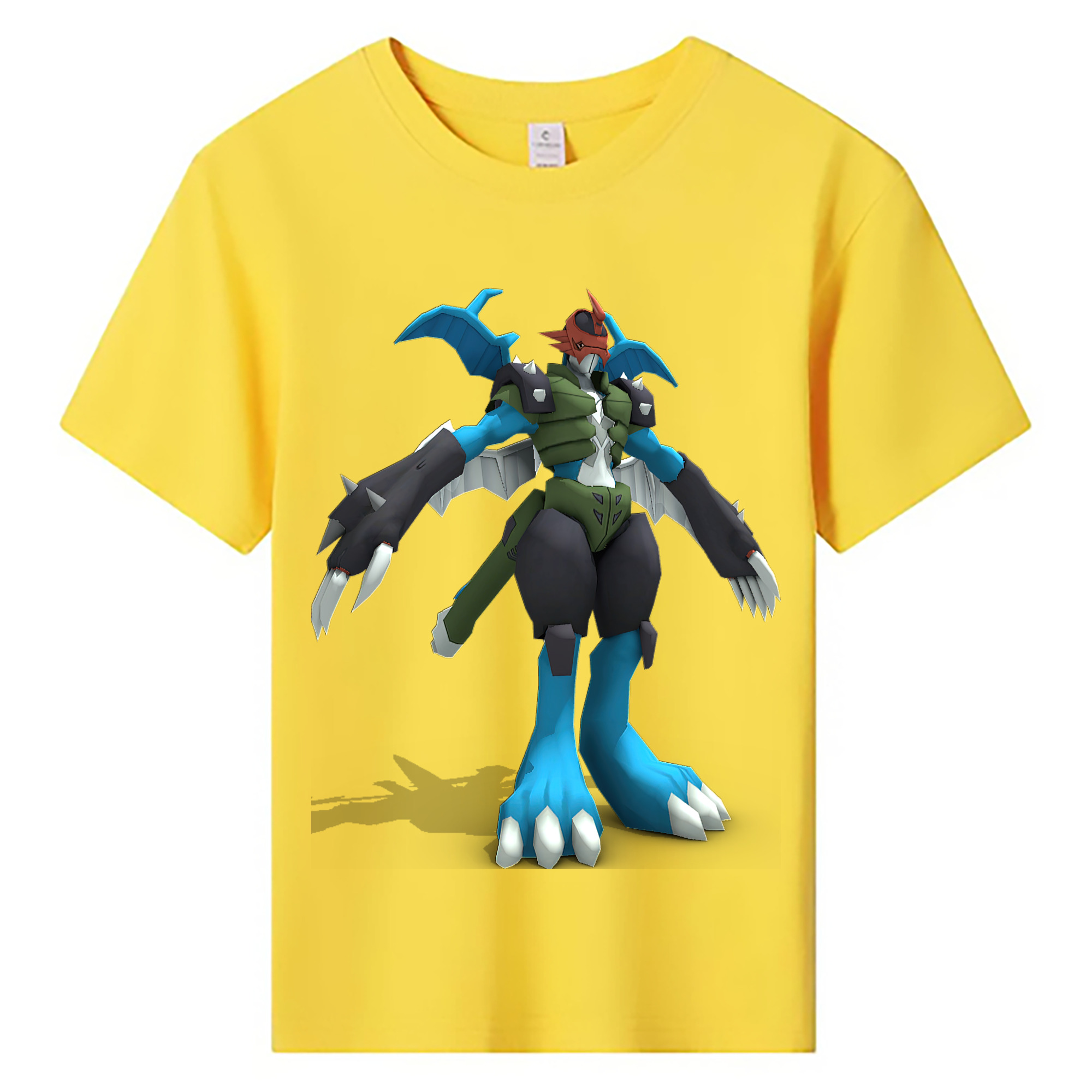 （画像用） Digimon デジタルモンスター/デジモン 綿100％キッズTシャツ（フロントプリント）