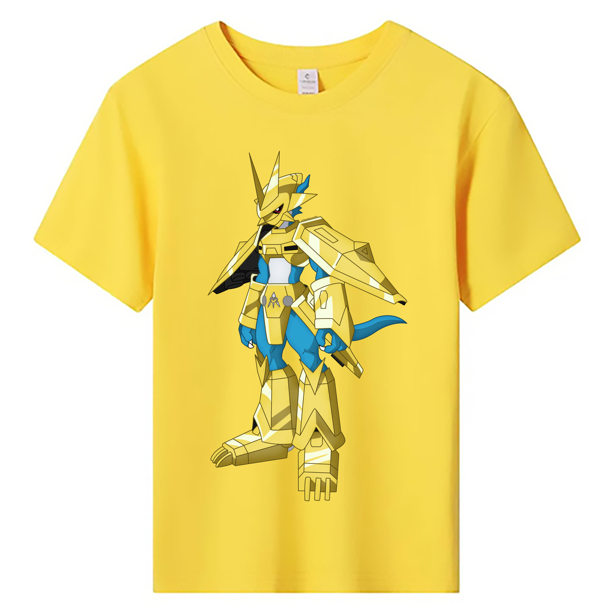 （画像用） Digimon デジタルモンスター/デジモン 綿100％キッズTシャツ（フロントプリント）