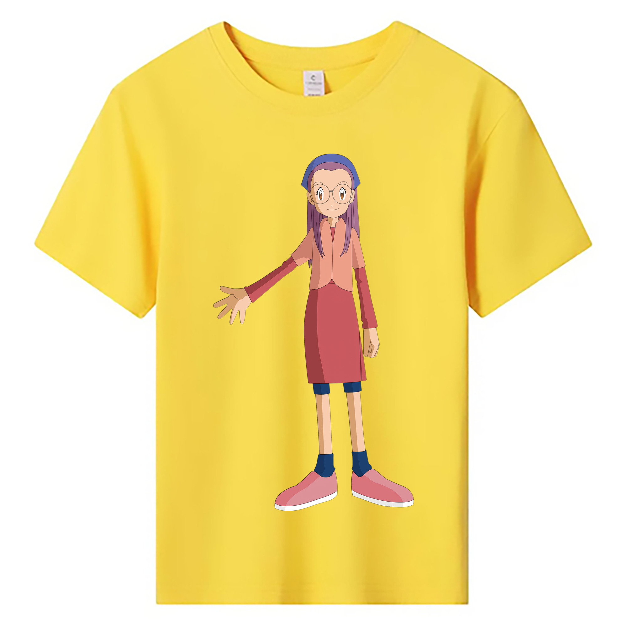 （画像用） Digimon デジタルモンスター/デジモン 綿100％キッズTシャツ（フロントプリント）