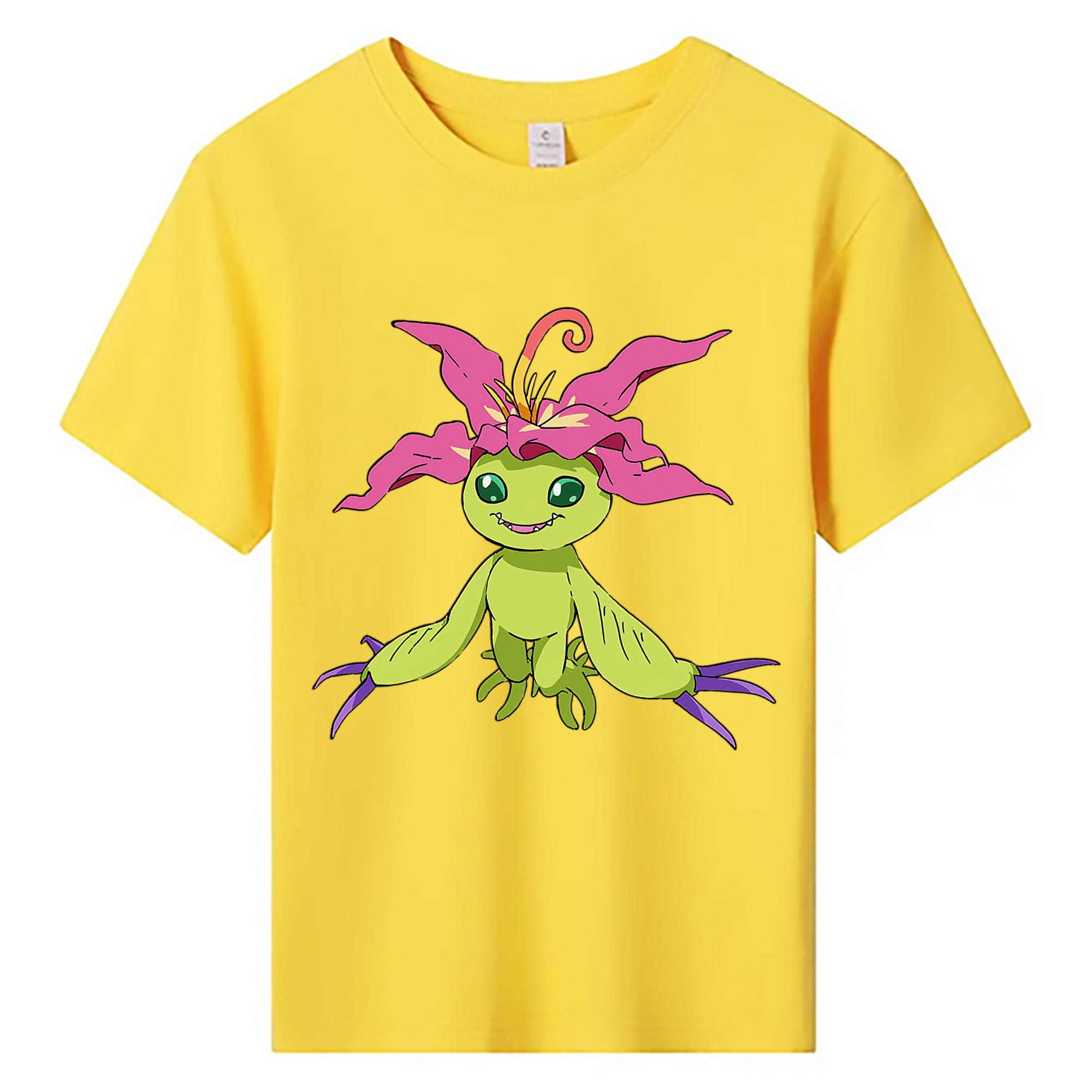 （画像用） Digimon デジタルモンスター/デジモン 綿100％キッズTシャツ（フロントプリント）