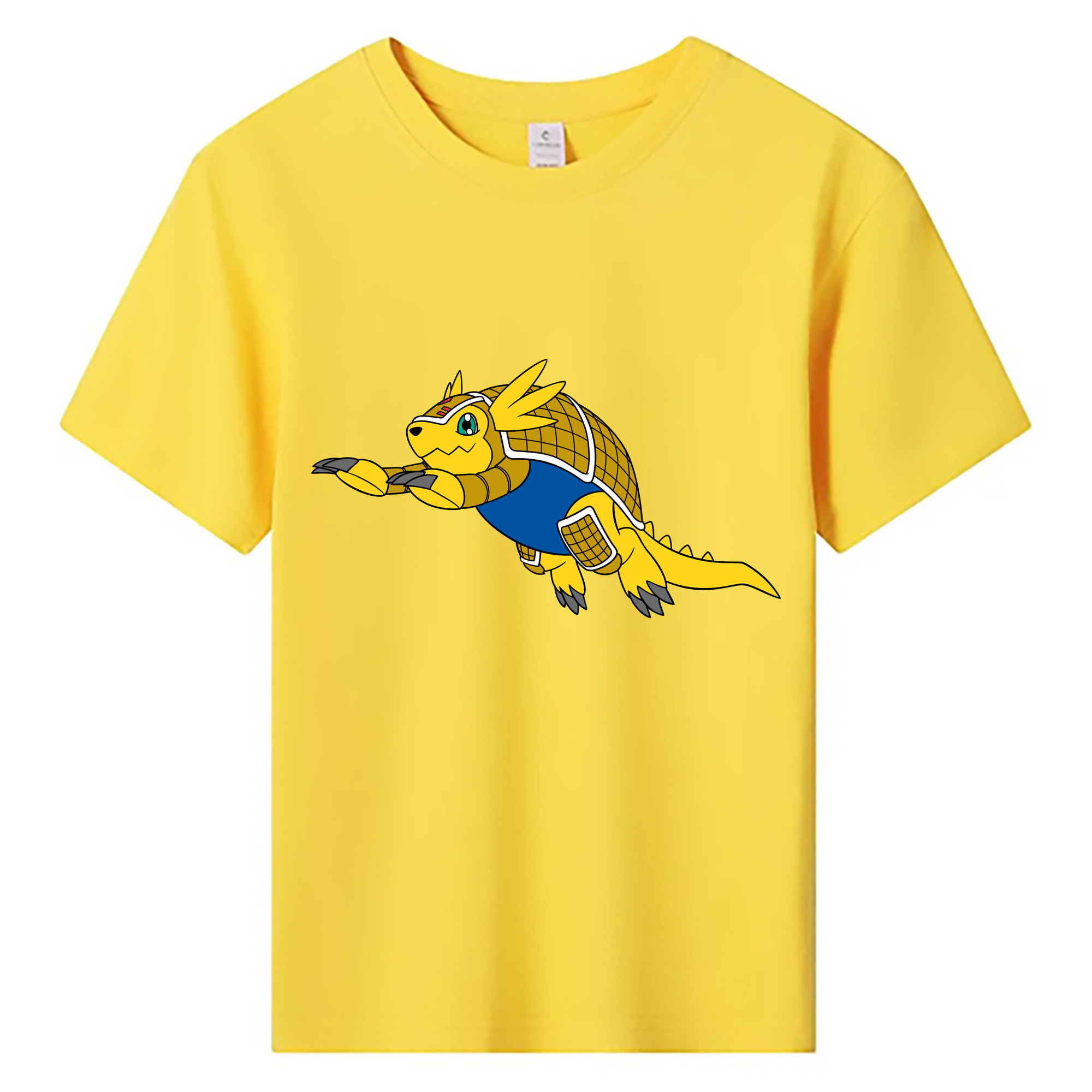 （画像用） Digimon デジタルモンスター/デジモン 綿100％キッズTシャツ（フロントプリント）
