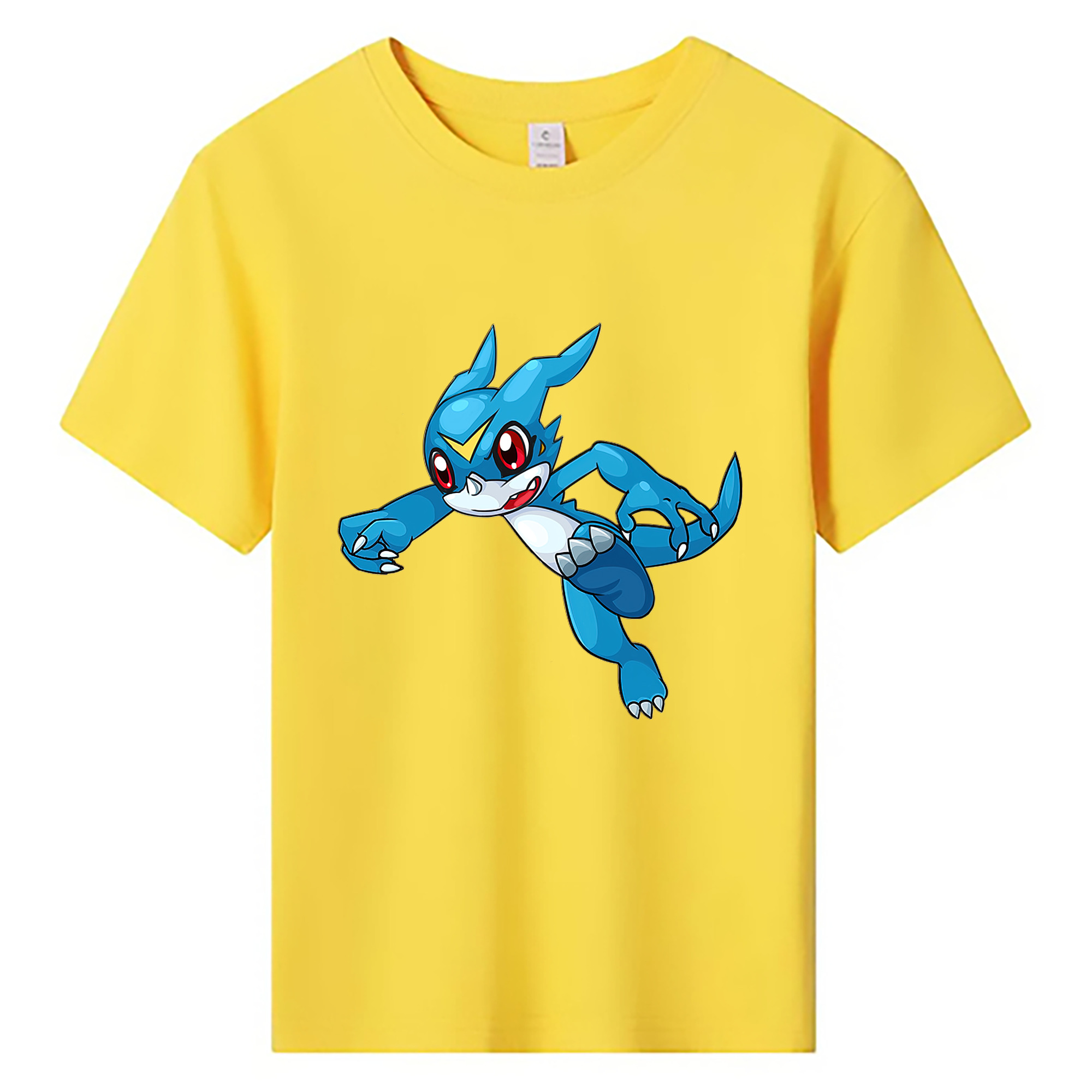 （画像用） Digimon デジタルモンスター/デジモン 綿100％キッズTシャツ（フロントプリント）