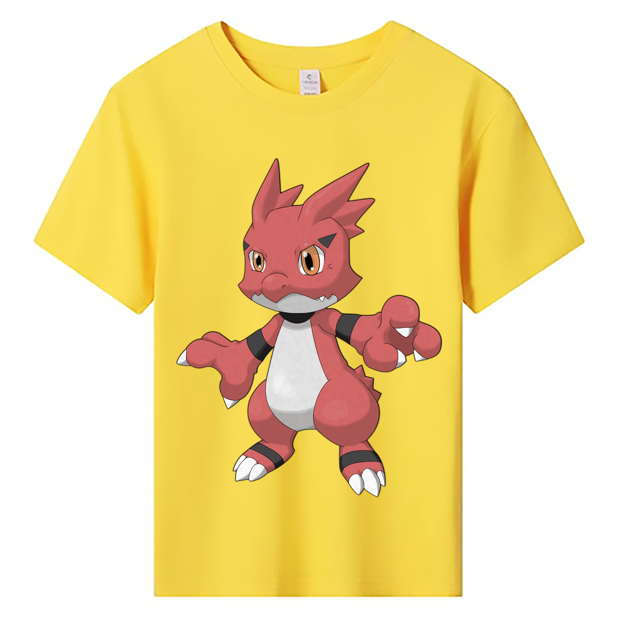 （画像用） Digimon デジタルモンスター/デジモン 綿100％キッズTシャツ（フロントプリント）