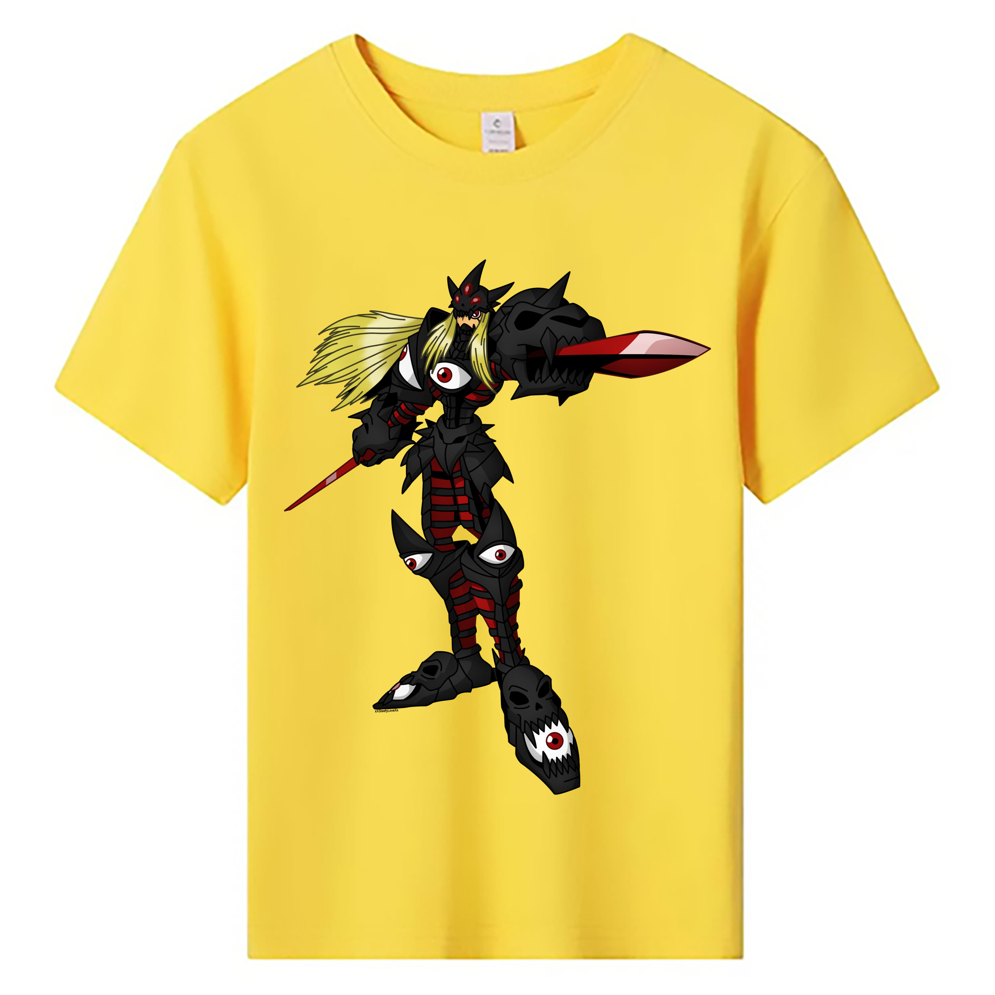 （画像用） Digimon デジタルモンスター/デジモン 綿100％キッズTシャツ（フロントプリント）