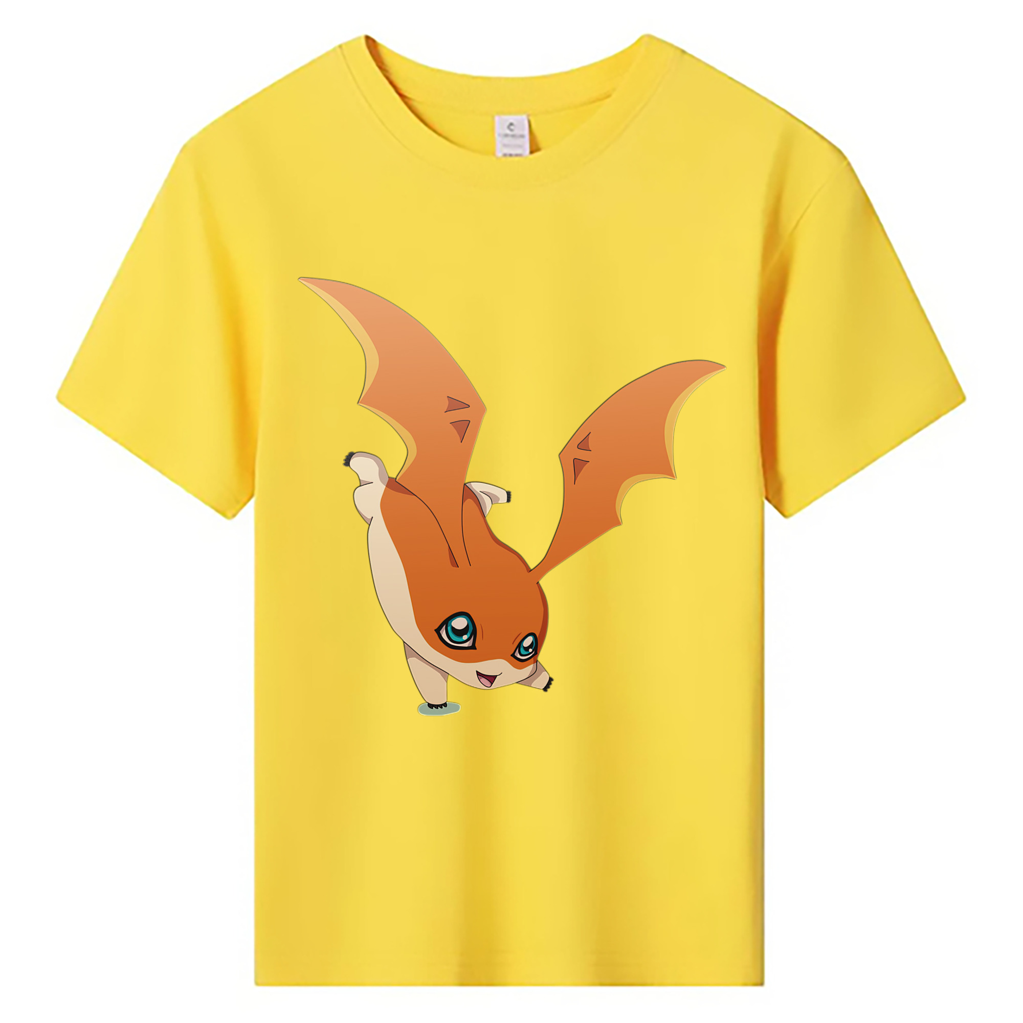 （画像用） Digimon デジタルモンスター/デジモン 綿100％キッズTシャツ（フロントプリント）