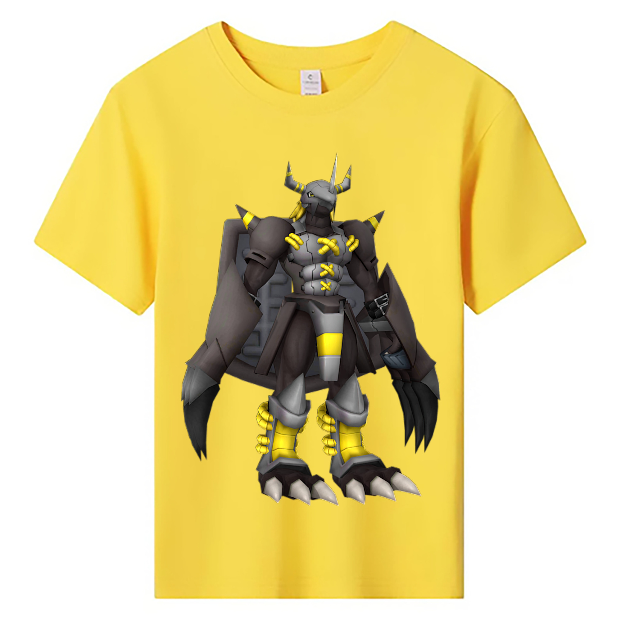 （画像用） Digimon デジタルモンスター/デジモン 綿100％キッズTシャツ（フロントプリント）