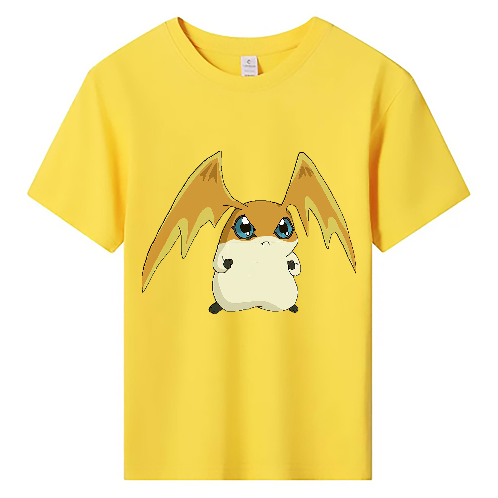 （画像用） Digimon デジタルモンスター/デジモン 綿100％キッズTシャツ（フロントプリント）