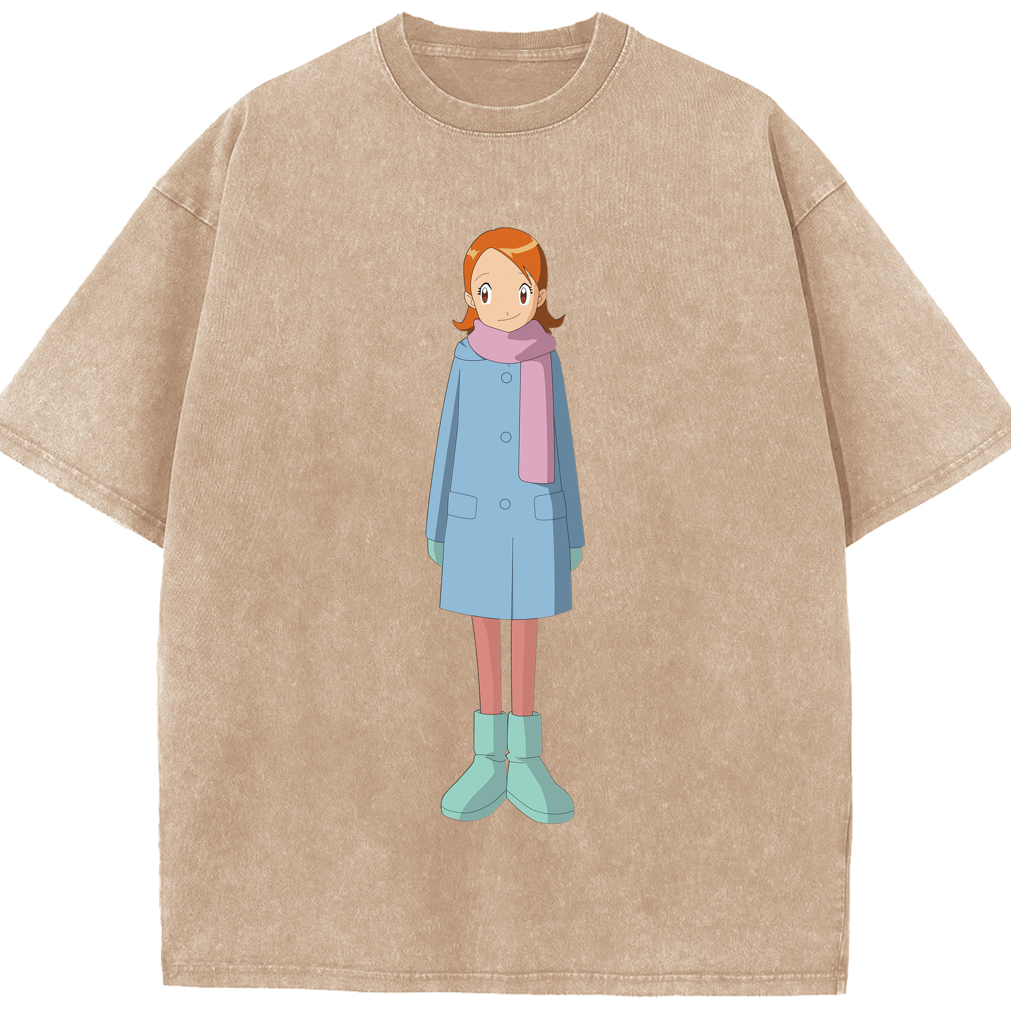 （画像用） Digimon デジタルモンスター/デジモン 綿100% ヴィンテージ風 半袖Tシャツ（フロントプリント）