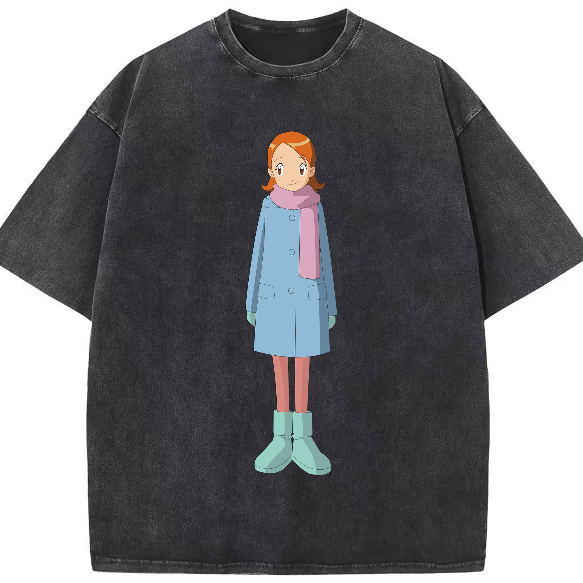 （画像用） Digimon デジタルモンスター/デジモン 綿100% ヴィンテージ風 半袖Tシャツ（フロントプリント）